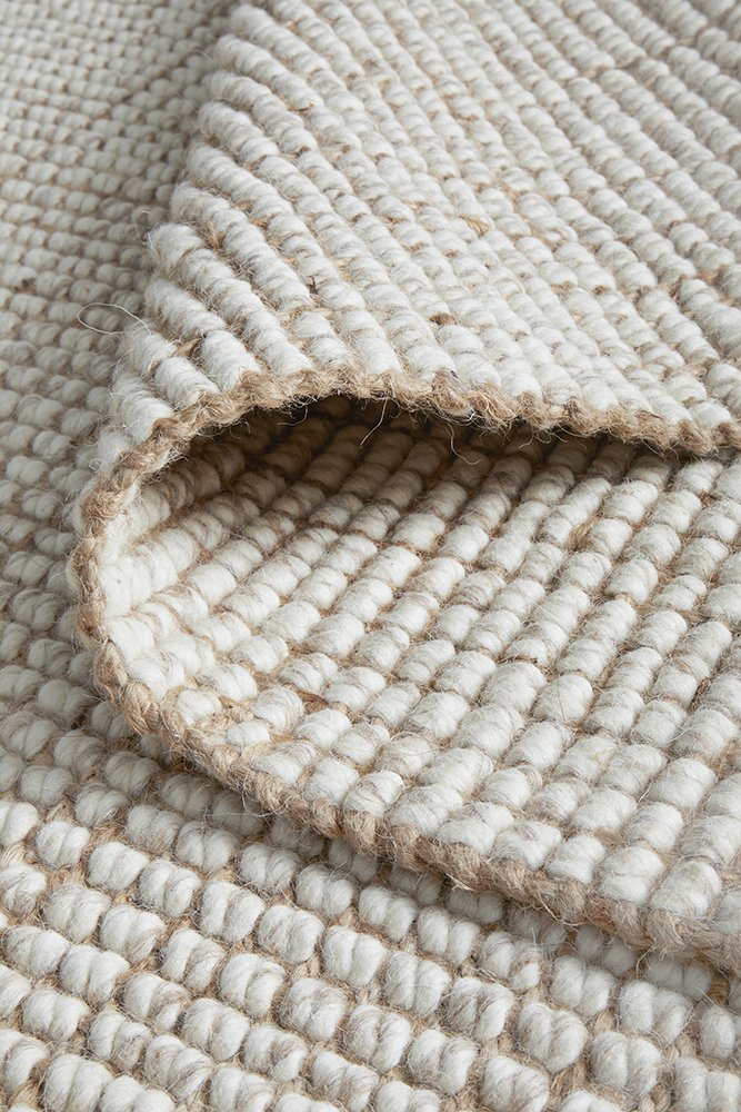 Arabella Wool and Jute Runner - Natural