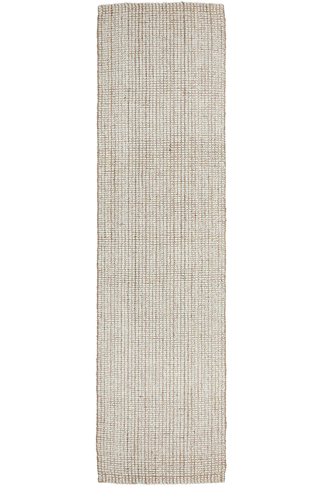 Arabella Wool and Jute Runner - Natural