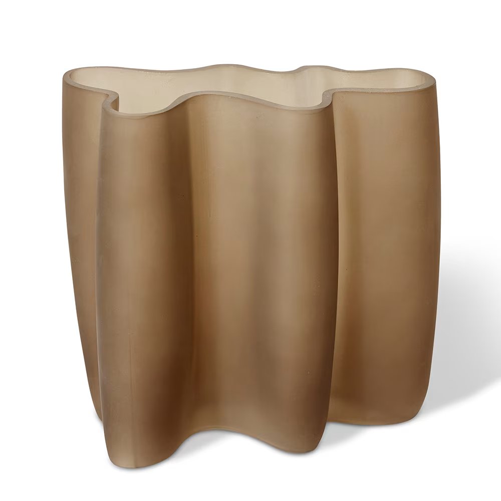 Aino Glass Vase - Bronze - 18cm