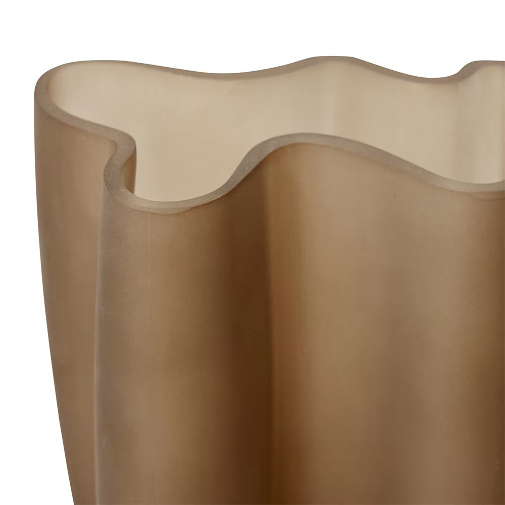 Aino Glass Vase - Bronze - 18cm