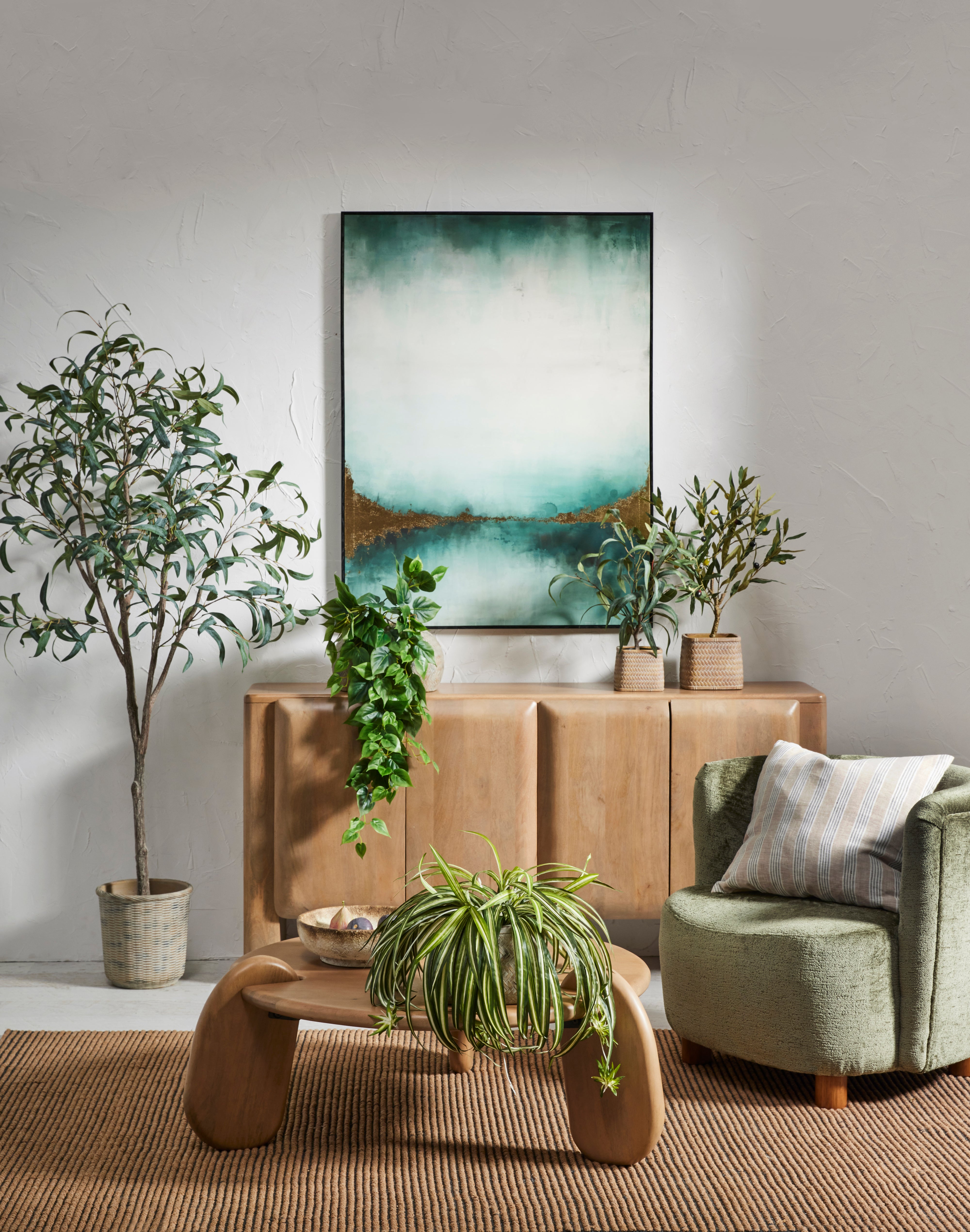 Amelie Armchair - Olive Chenille