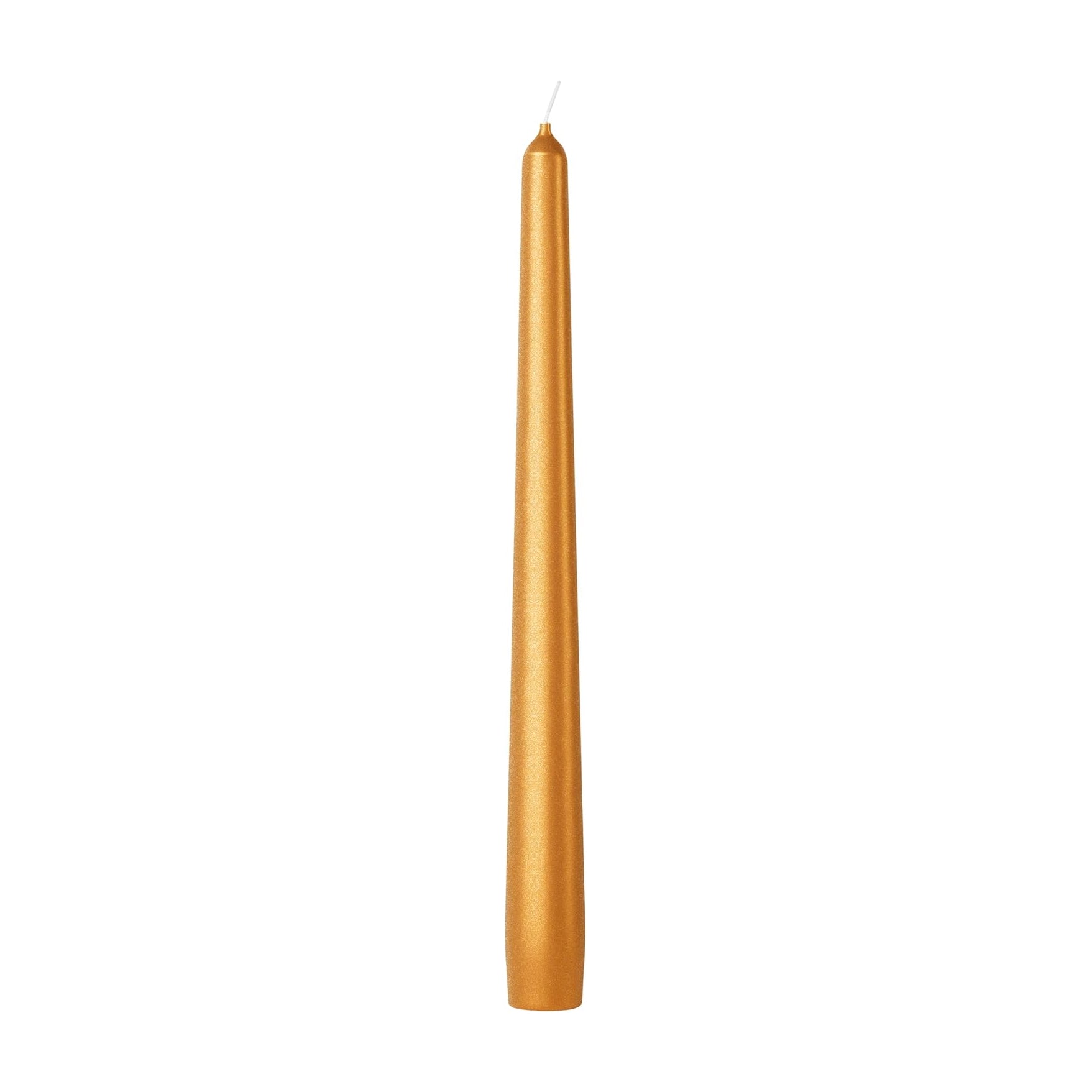 Bolsius Tapered Candle - Box 4 - 24.5cm - Metallic Gold