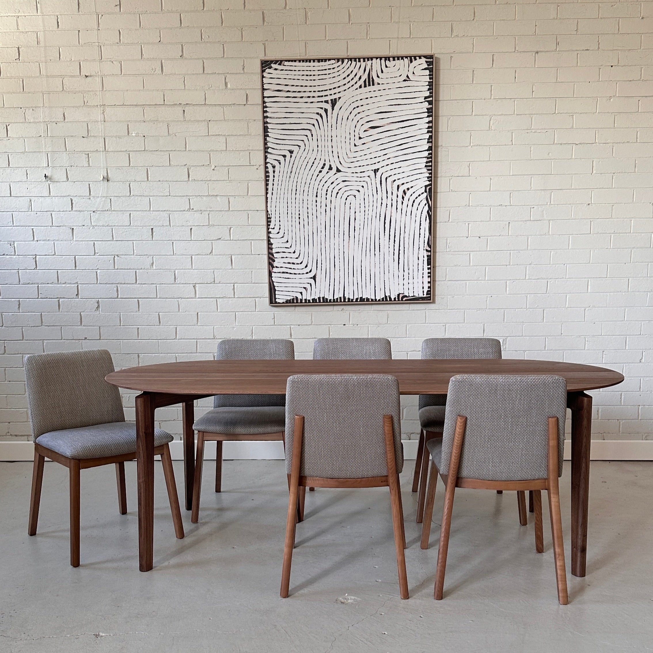 Barnett Dining Table - Solid American Walnut by Duncan Rodwell