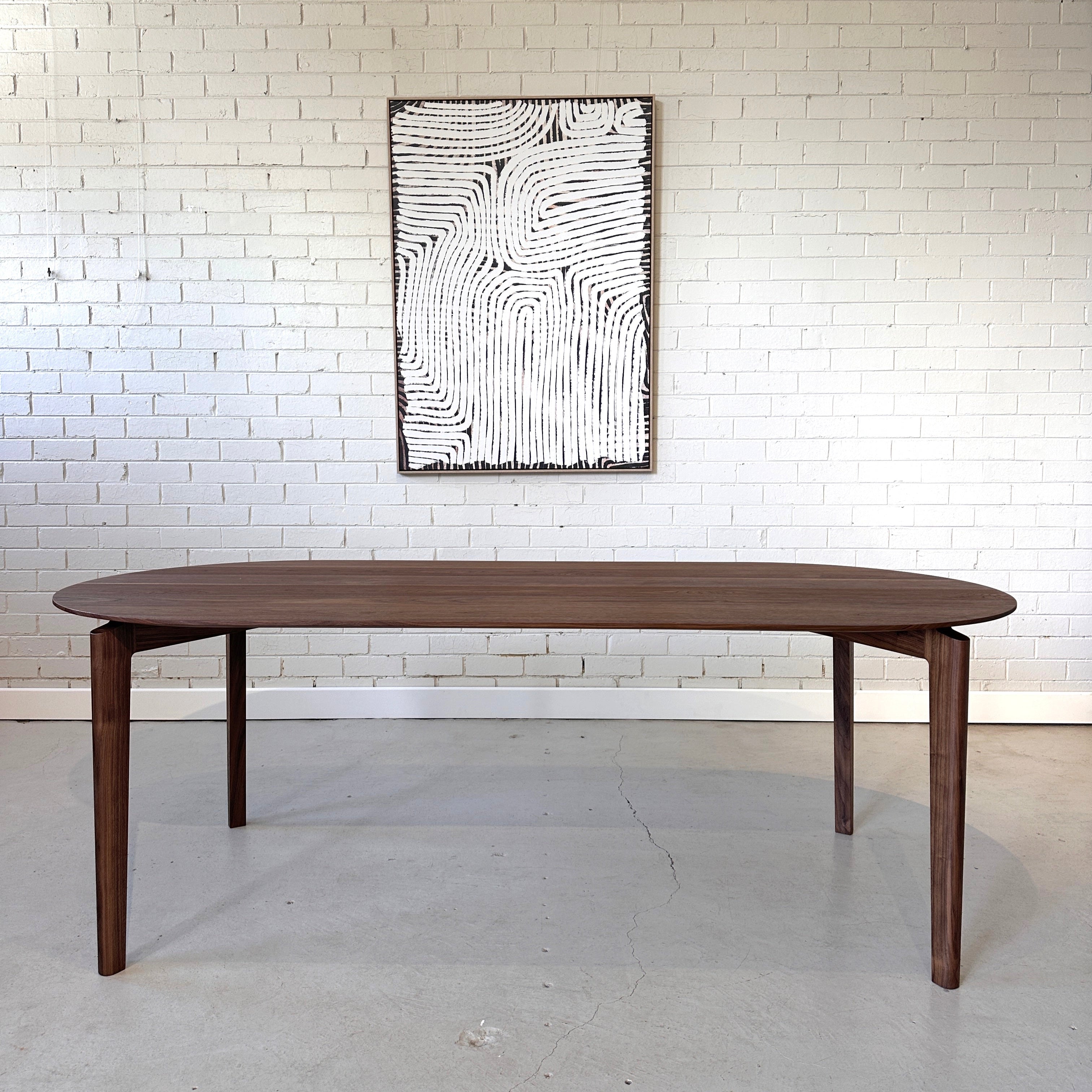 Barnett Dining Table - Solid American Walnut by Duncan Rodwell