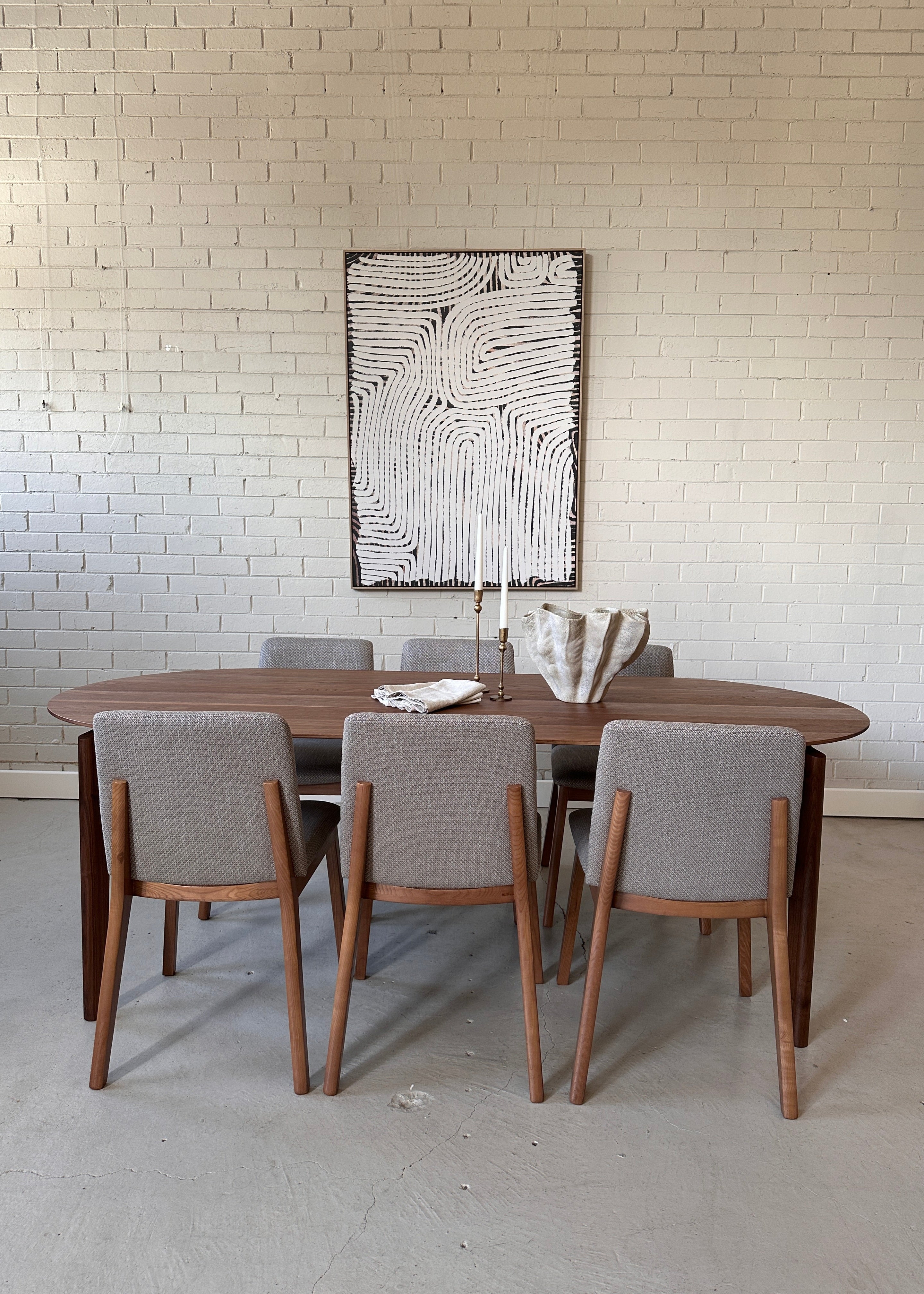 Barnett Dining Table - Solid American Walnut by Duncan Rodwell
