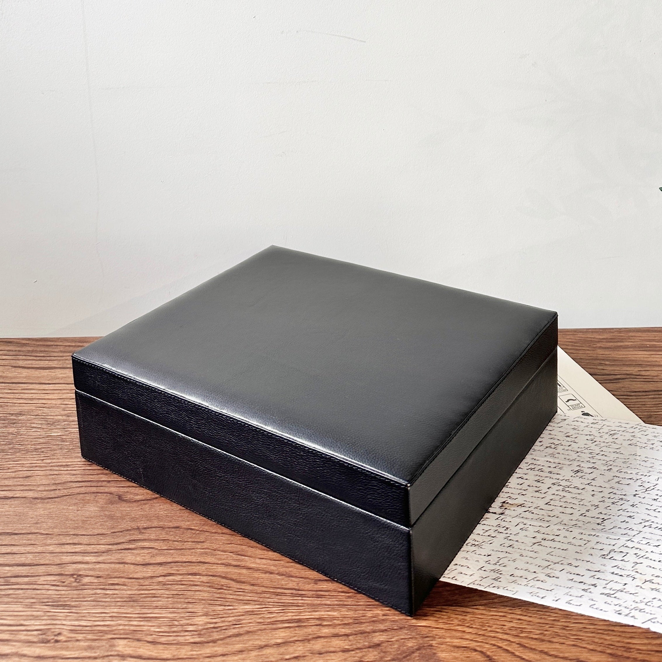 Memory Box - Black Leather