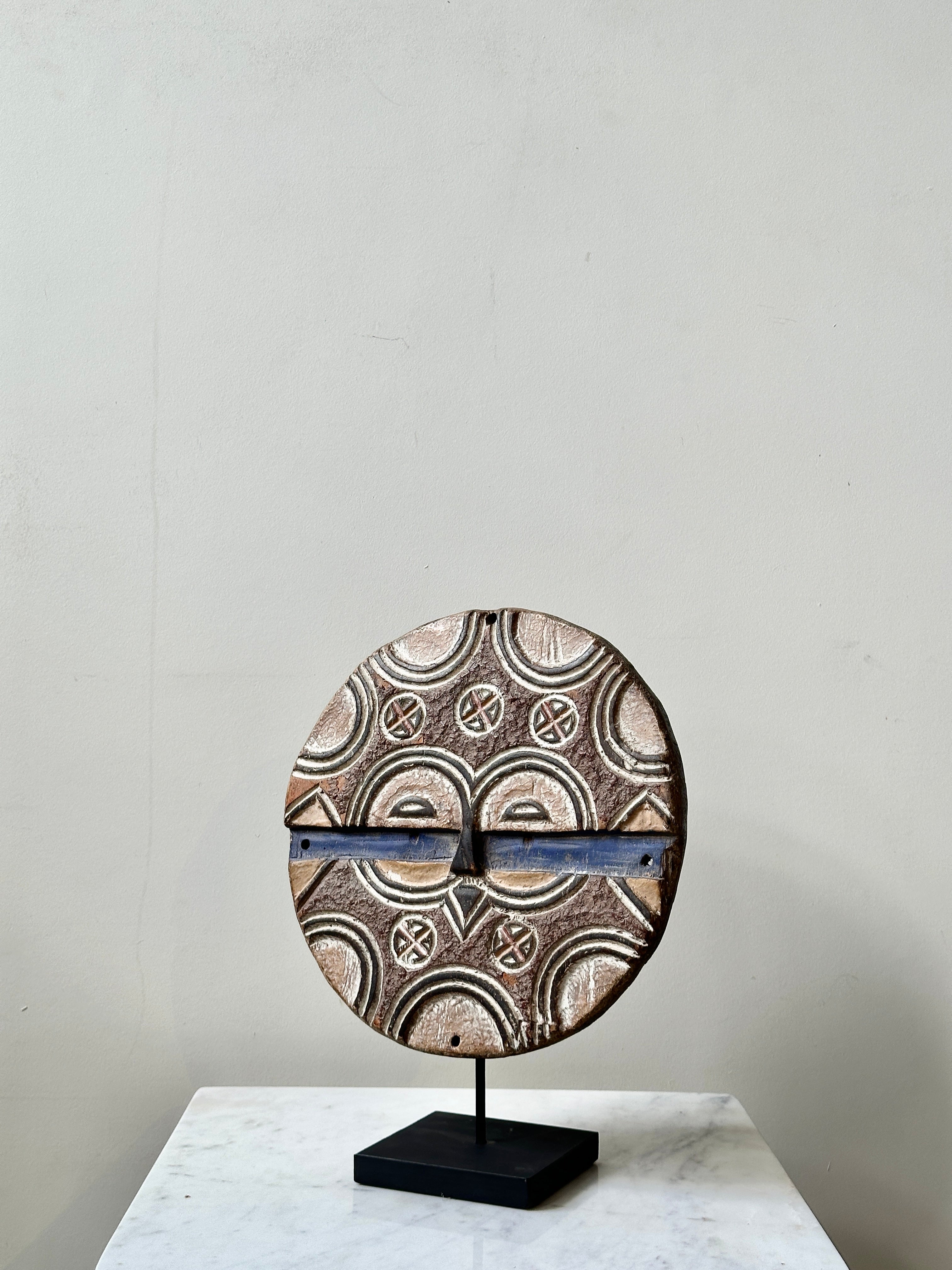 Vintage Bobo Sun Mask on Stand - 28cm