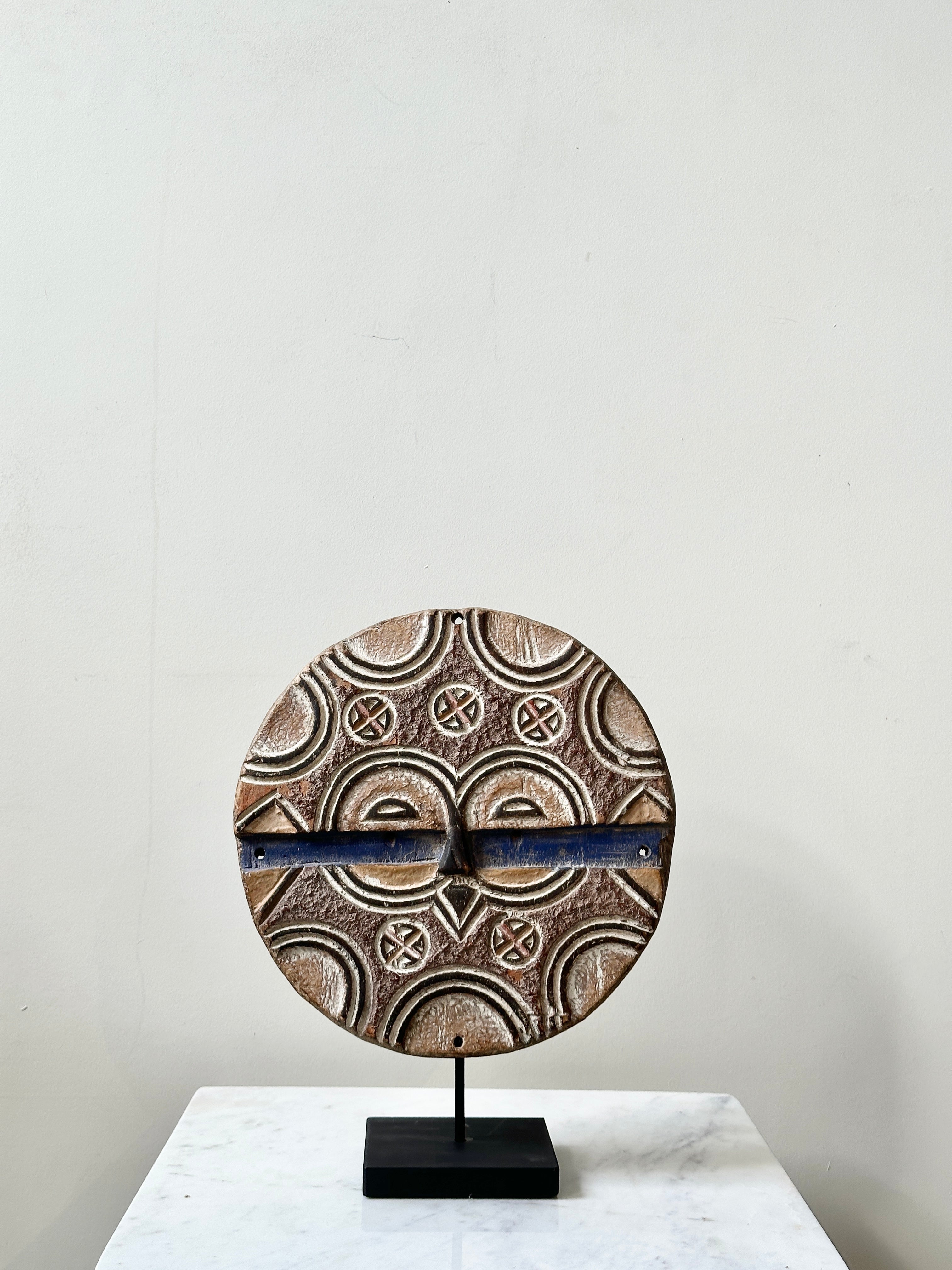 Vintage Bobo Sun Mask on Stand - 28cm
