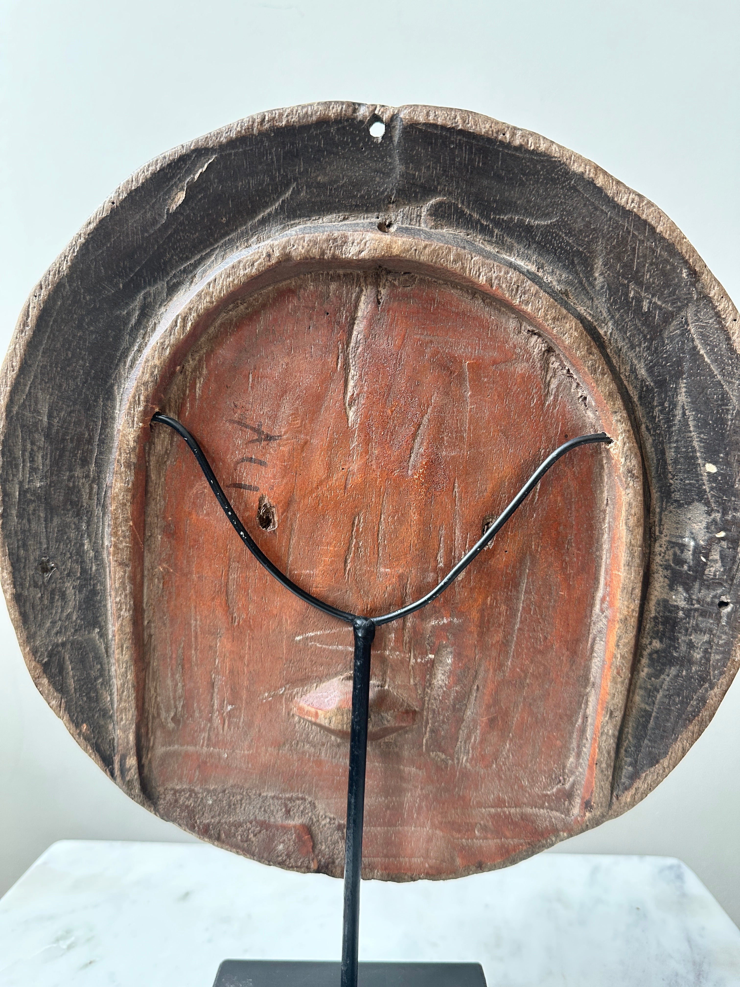 Vintage Bobo Sun Mask on Stand - 28cm