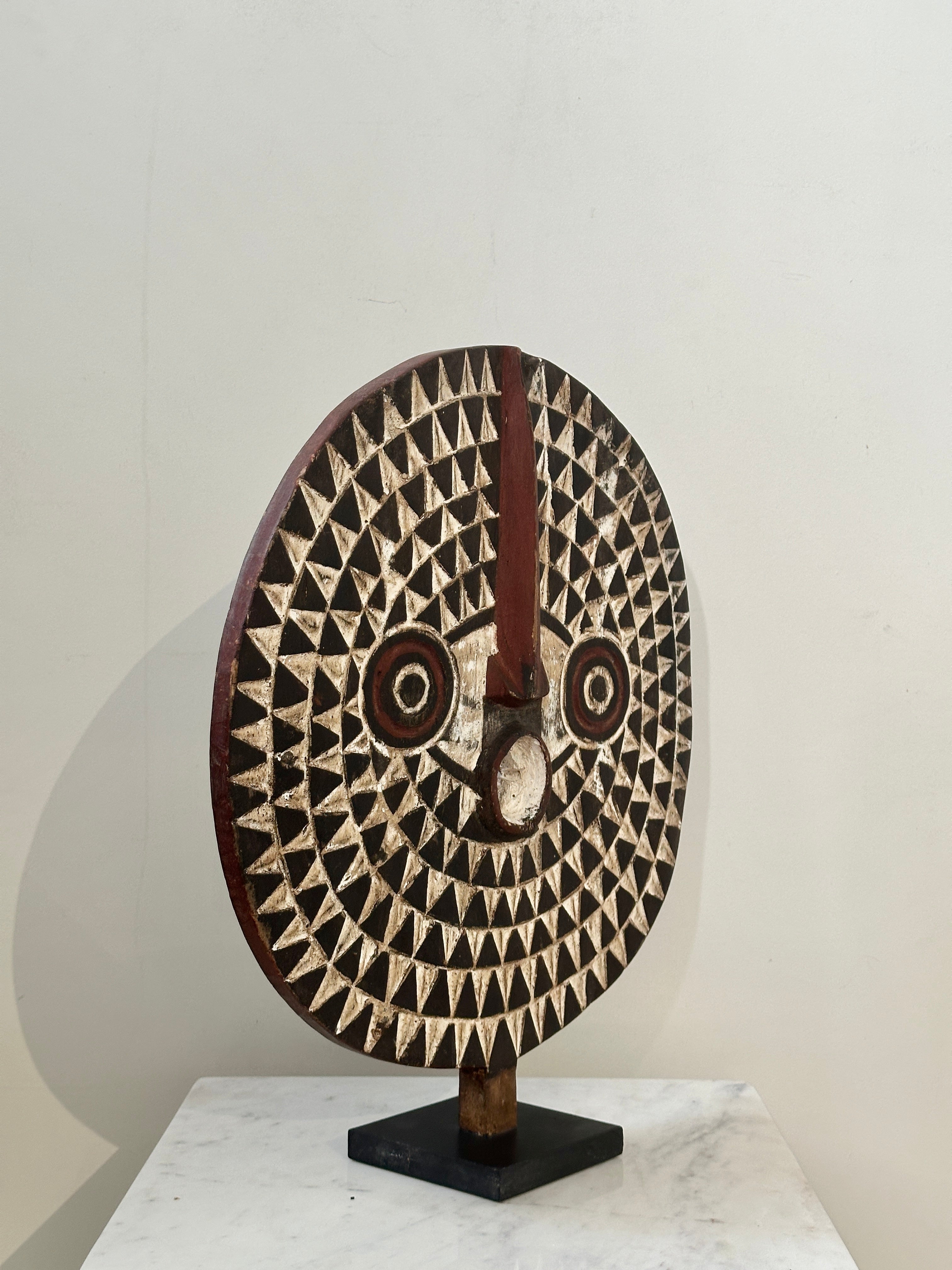 Vintage Bobo Mask on Stand - 43cm