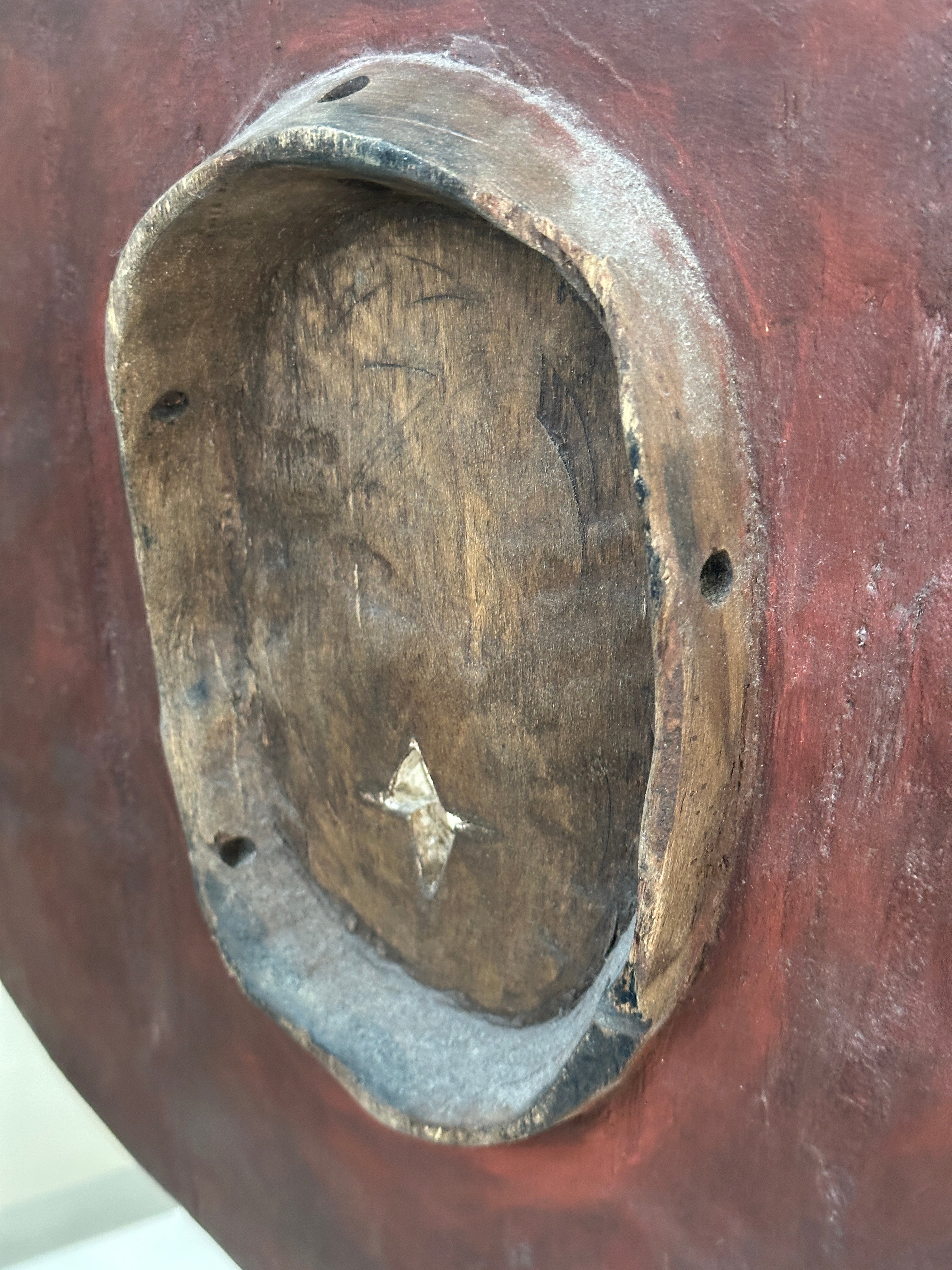 Vintage Bobo Mask on Stand - 43cm