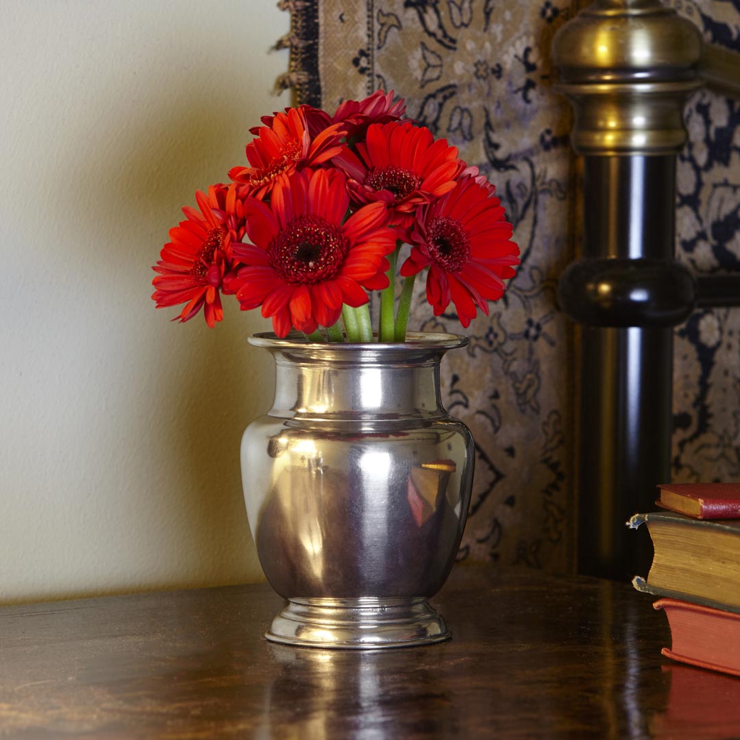 Trelizzi Rimmed Vase 17cm - Cosi Tabellini Pewter
