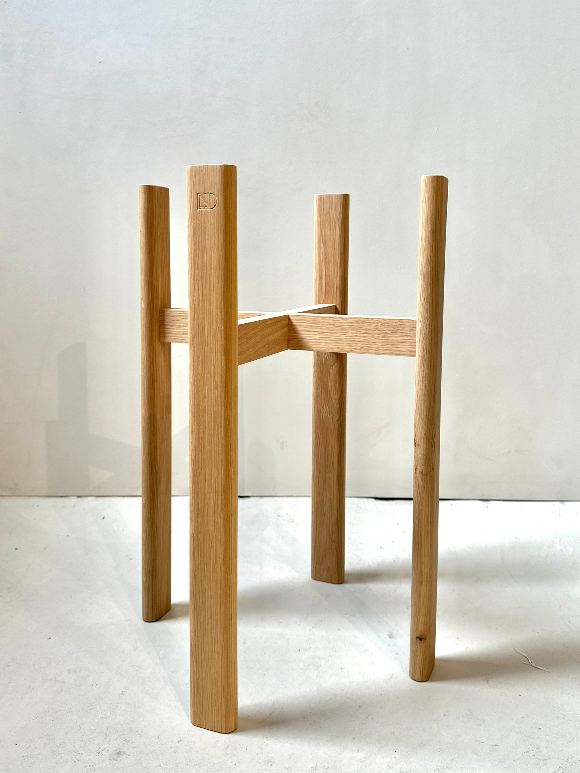 Stadium Plant Stand - Oak - Large