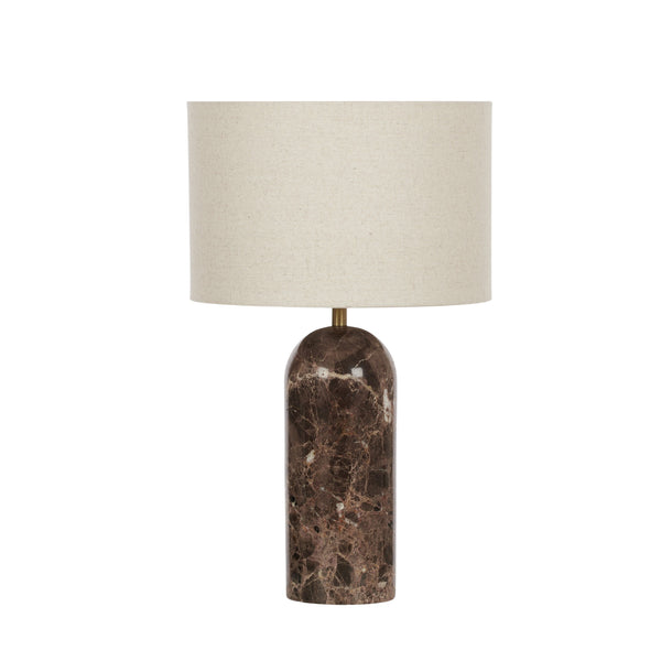 Lucia Marble Lamp - Line Shade