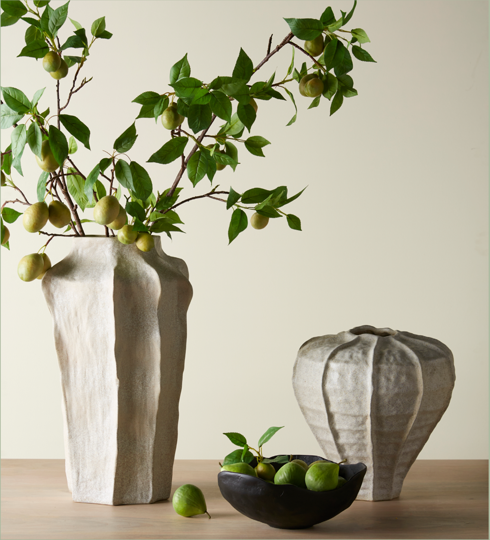 Genkei Tall Ceramic Vase - Pumice