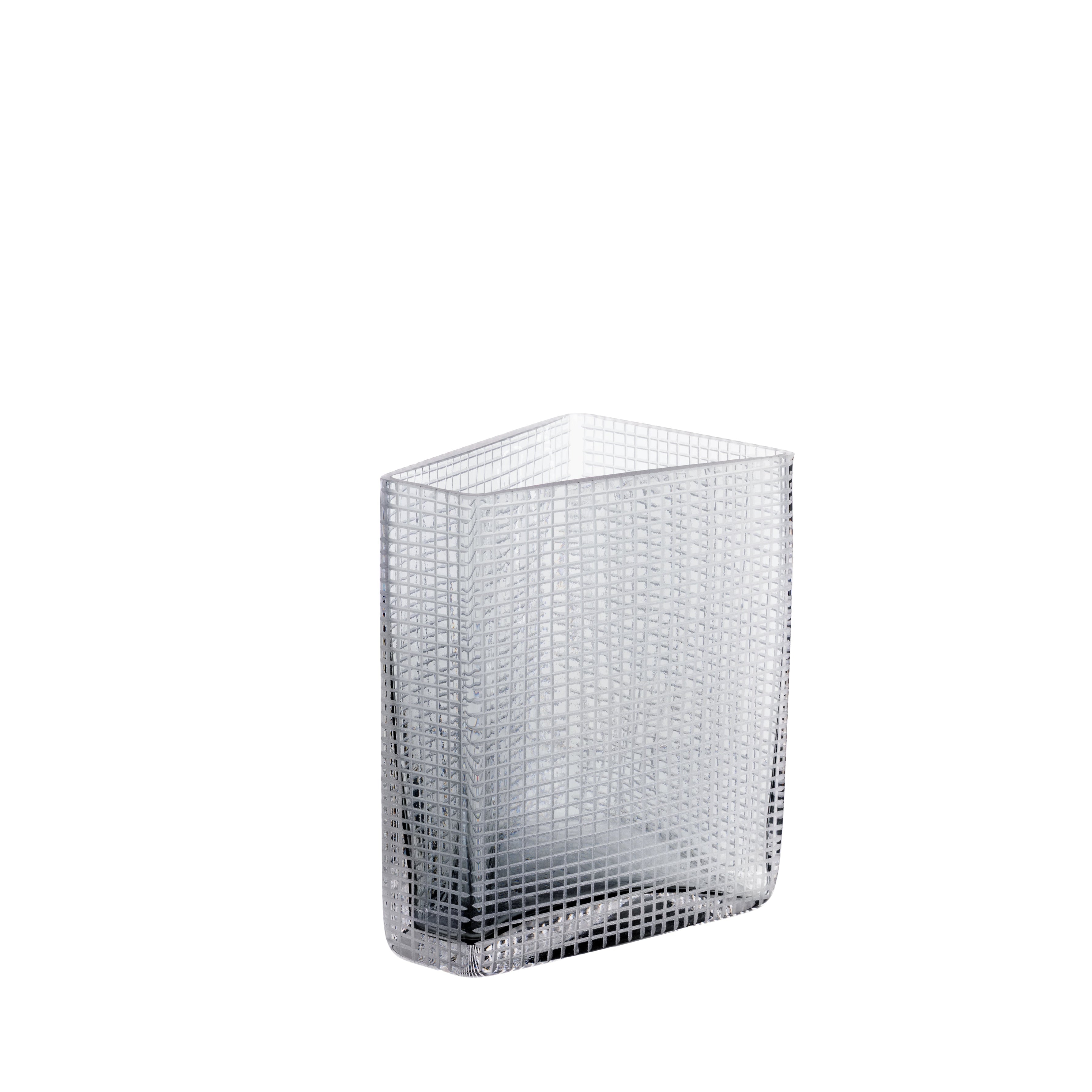 GRAND DESIGNS Kalev Glass Vase - Grey