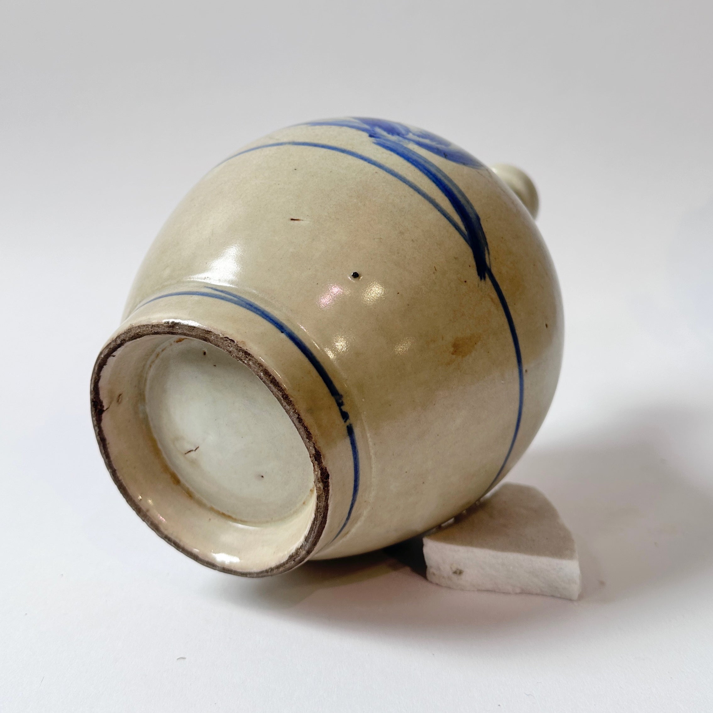 Antique Japanese Blue & White Tokkuri Sake Vase (Meiji Era) – 28cm | TOK002