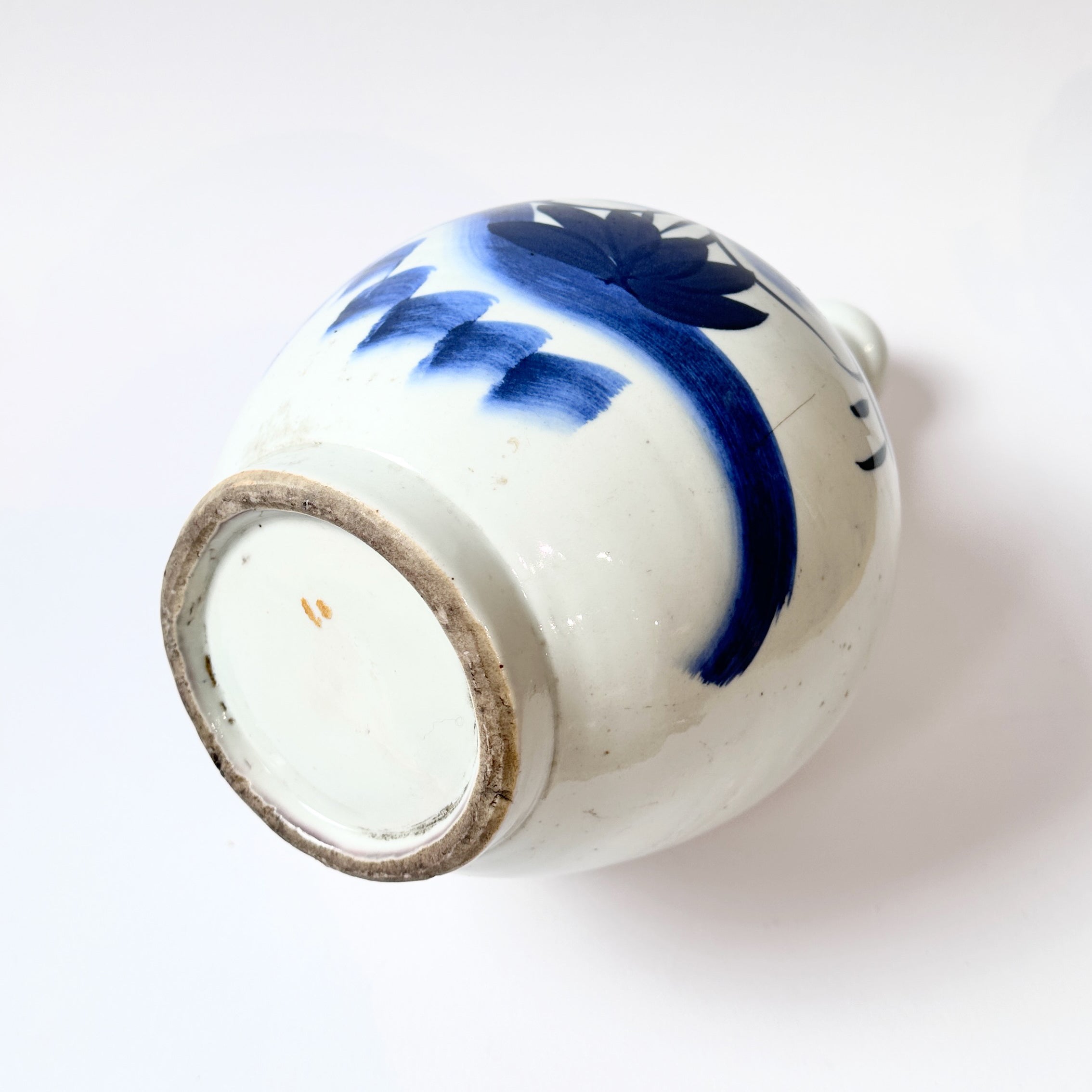 Antique Japanese Blue & White Tokkuri Sake Vase (Meiji Era) – 34cm | TOK004