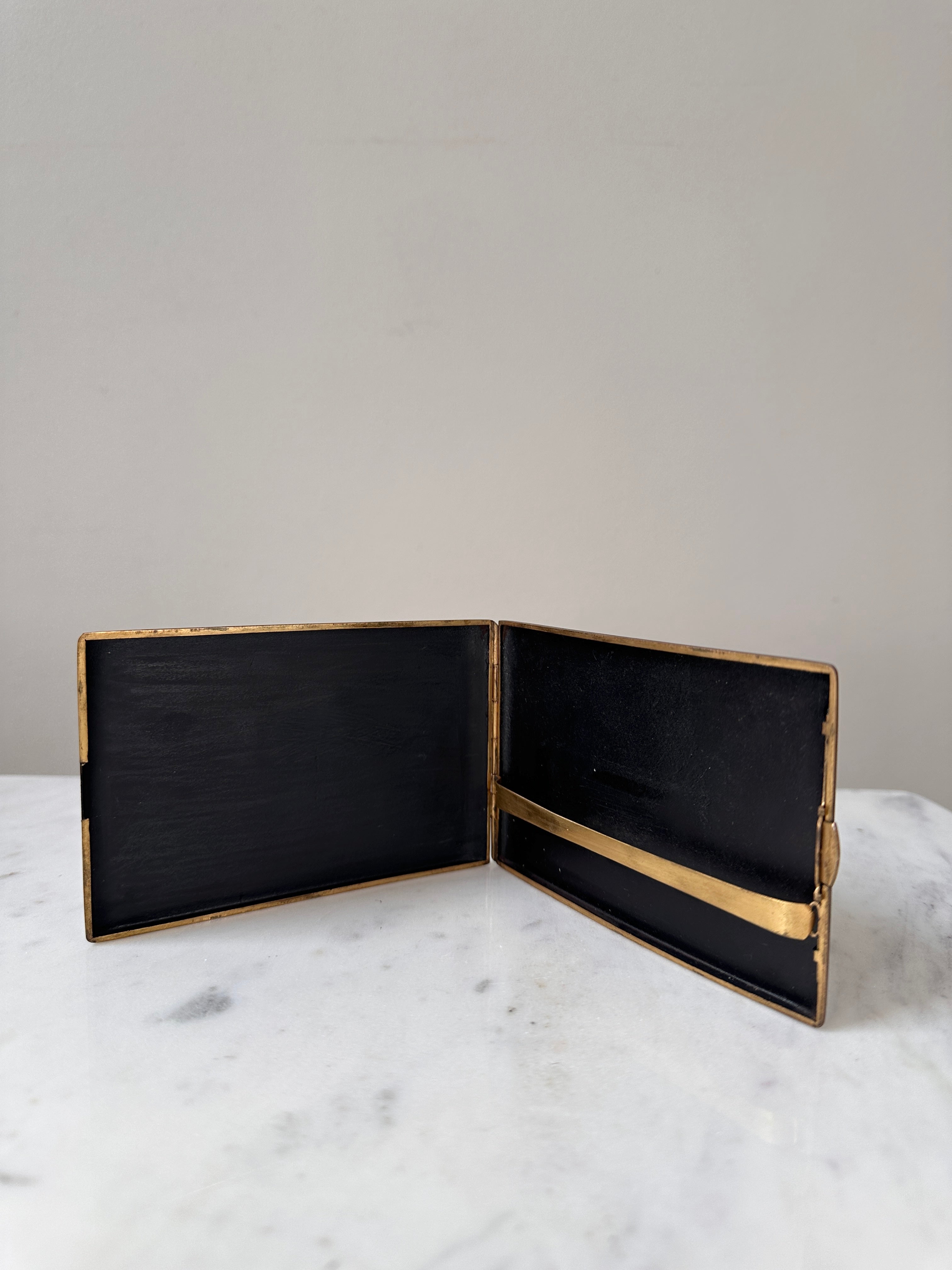 Japanese Dragon Cigarette Case - Damascene Komai Style