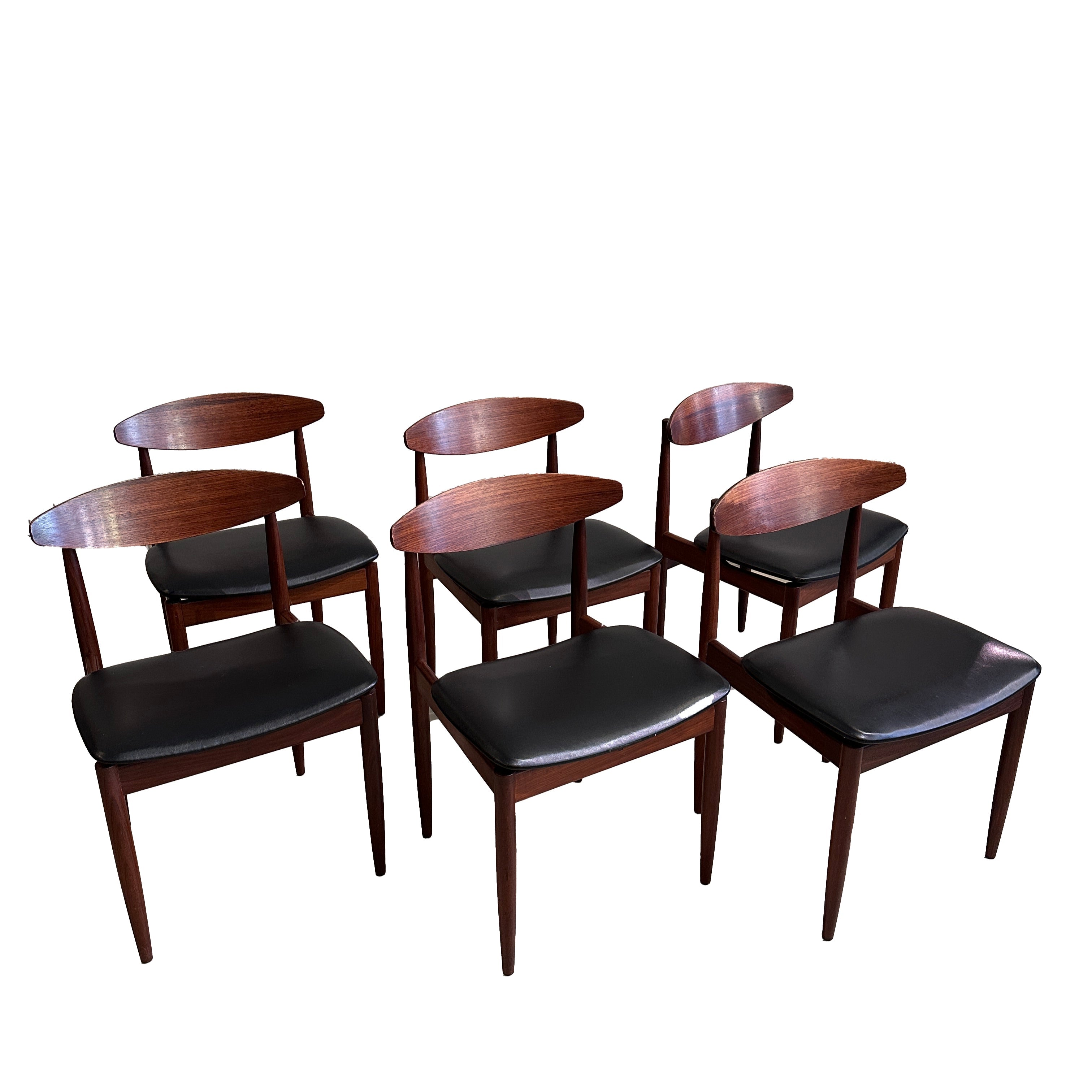 Set of 6 Vintage Ib Kofod-Larsen Model 4507 Dining Chairs for G Plan