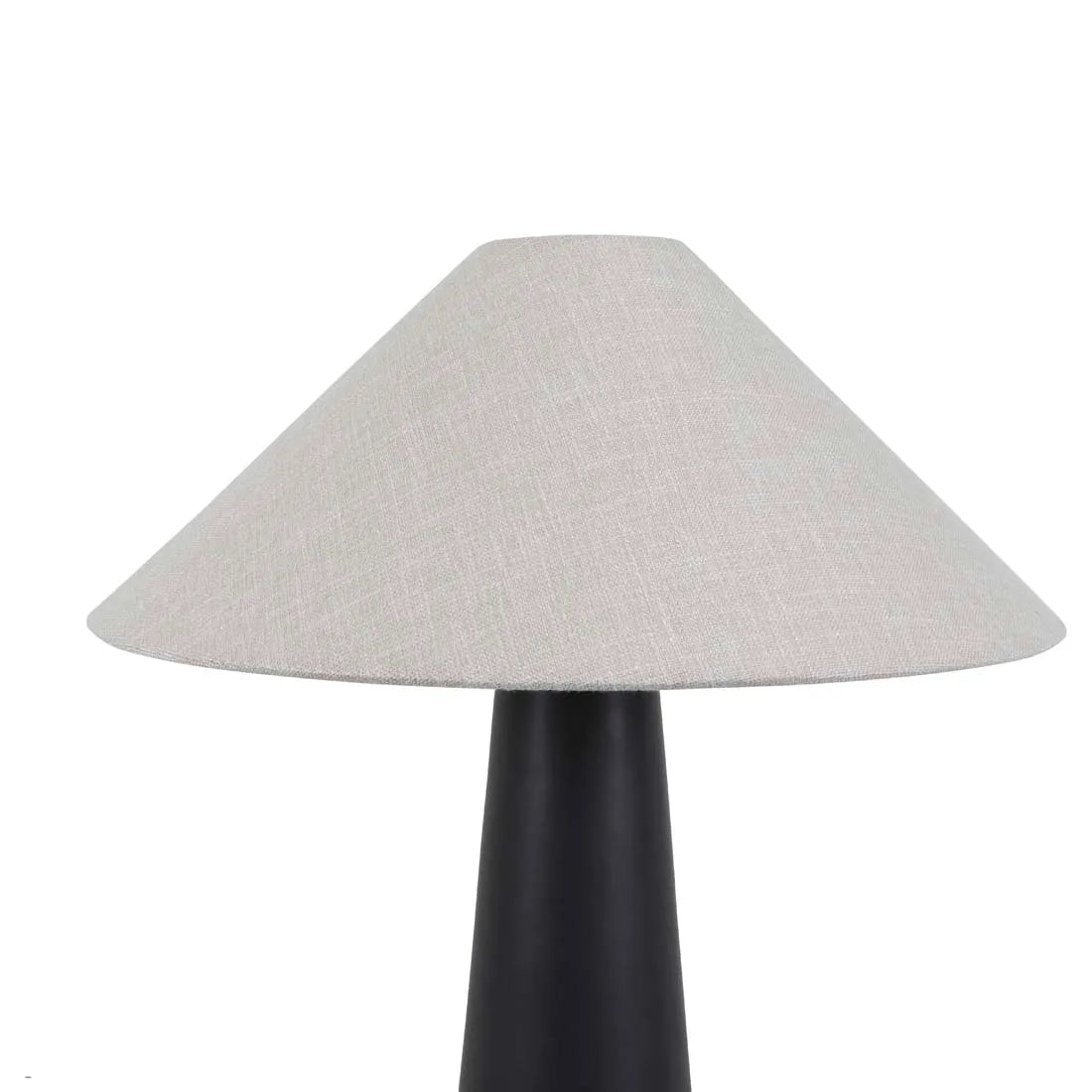 GLOBEWEST Lorne Canopy Table Lamp - Matt Black