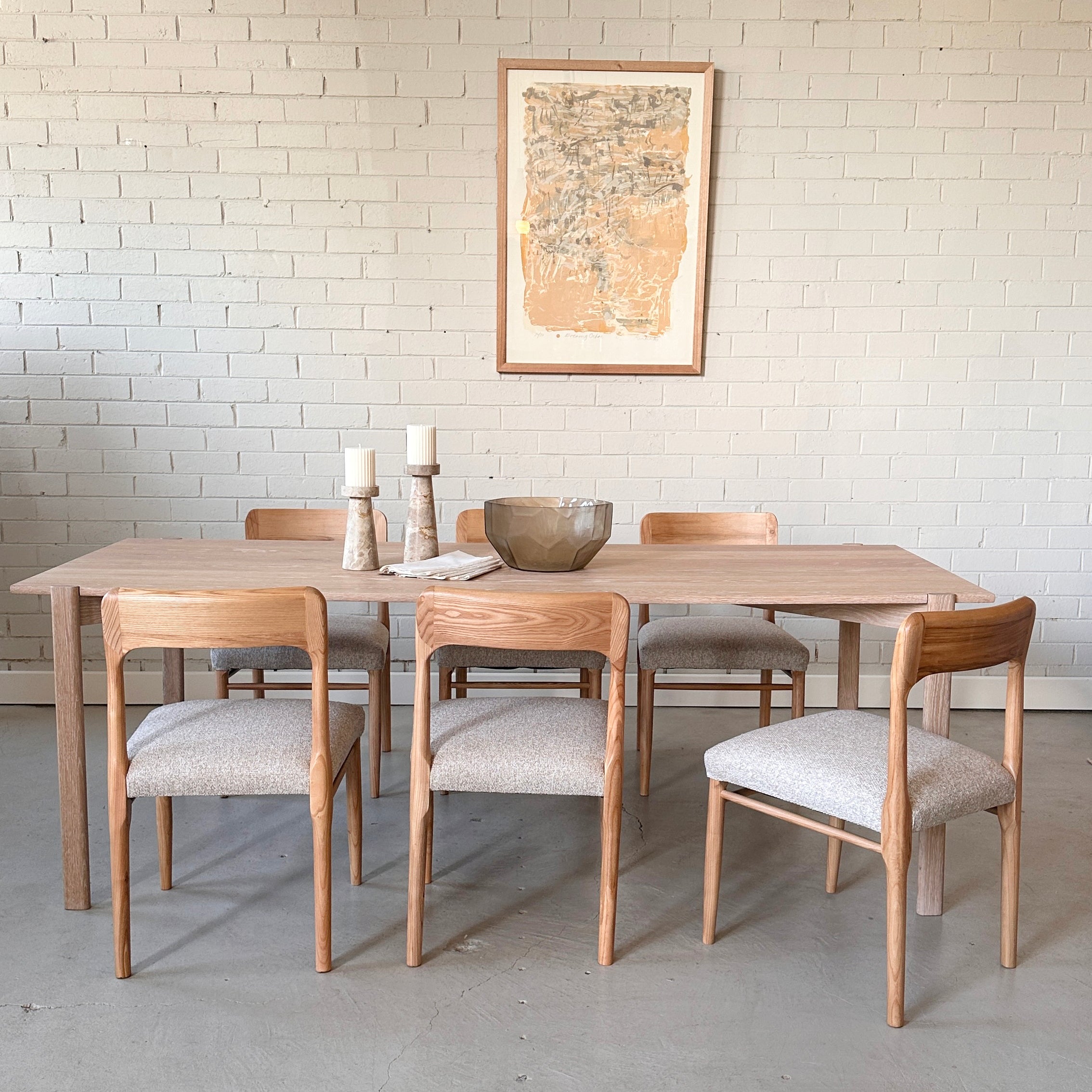 Leonard Dining Table — American White Oak | Handcrafted in Brunswick
