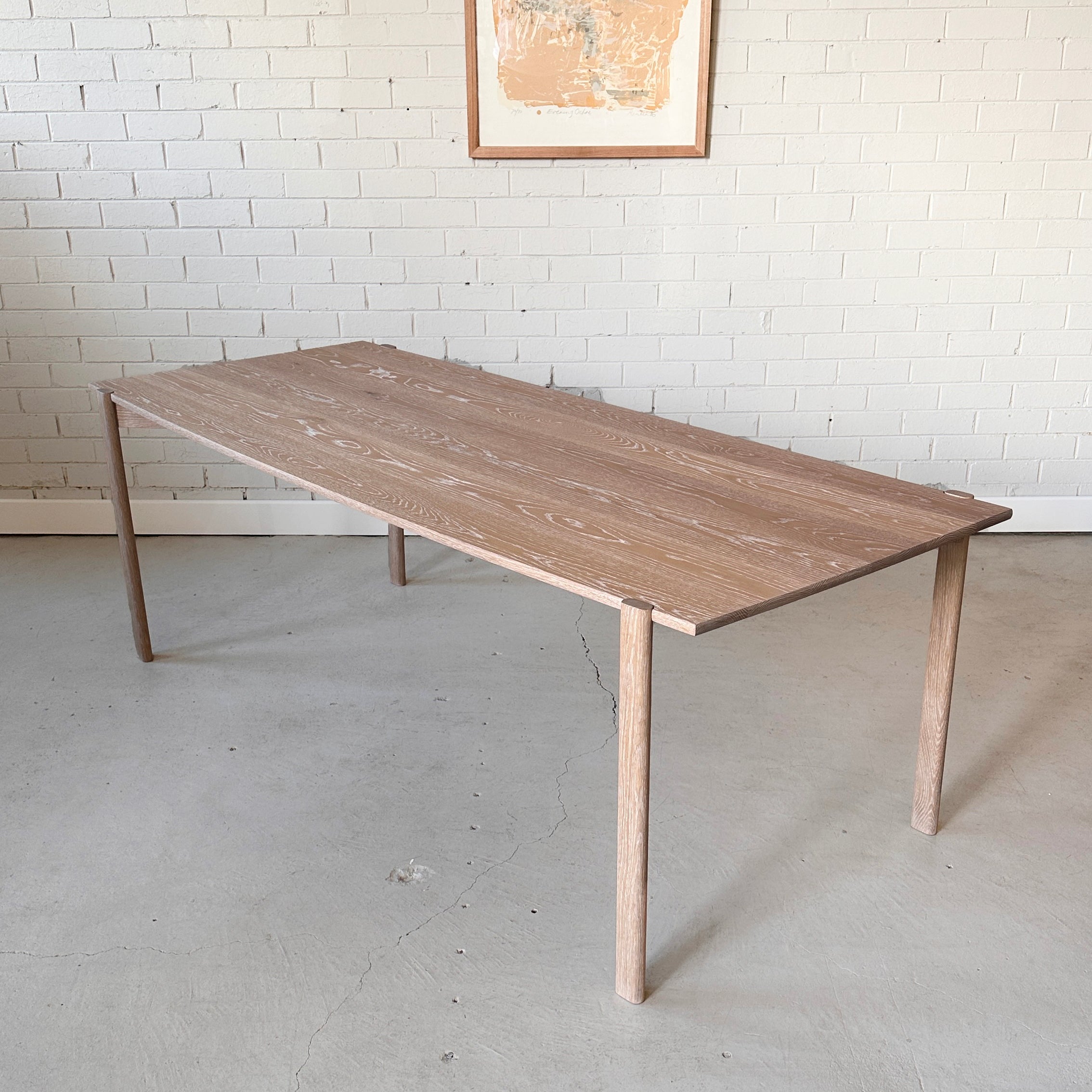 Leonard Dining Table — American White Oak | Handcrafted in Brunswick