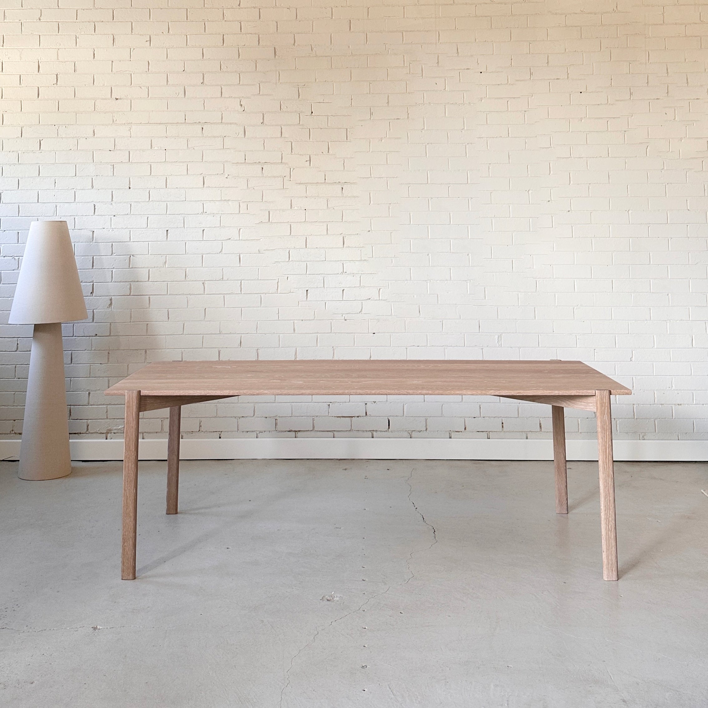 Leonard Dining Table — American White Oak | Handcrafted in Brunswick