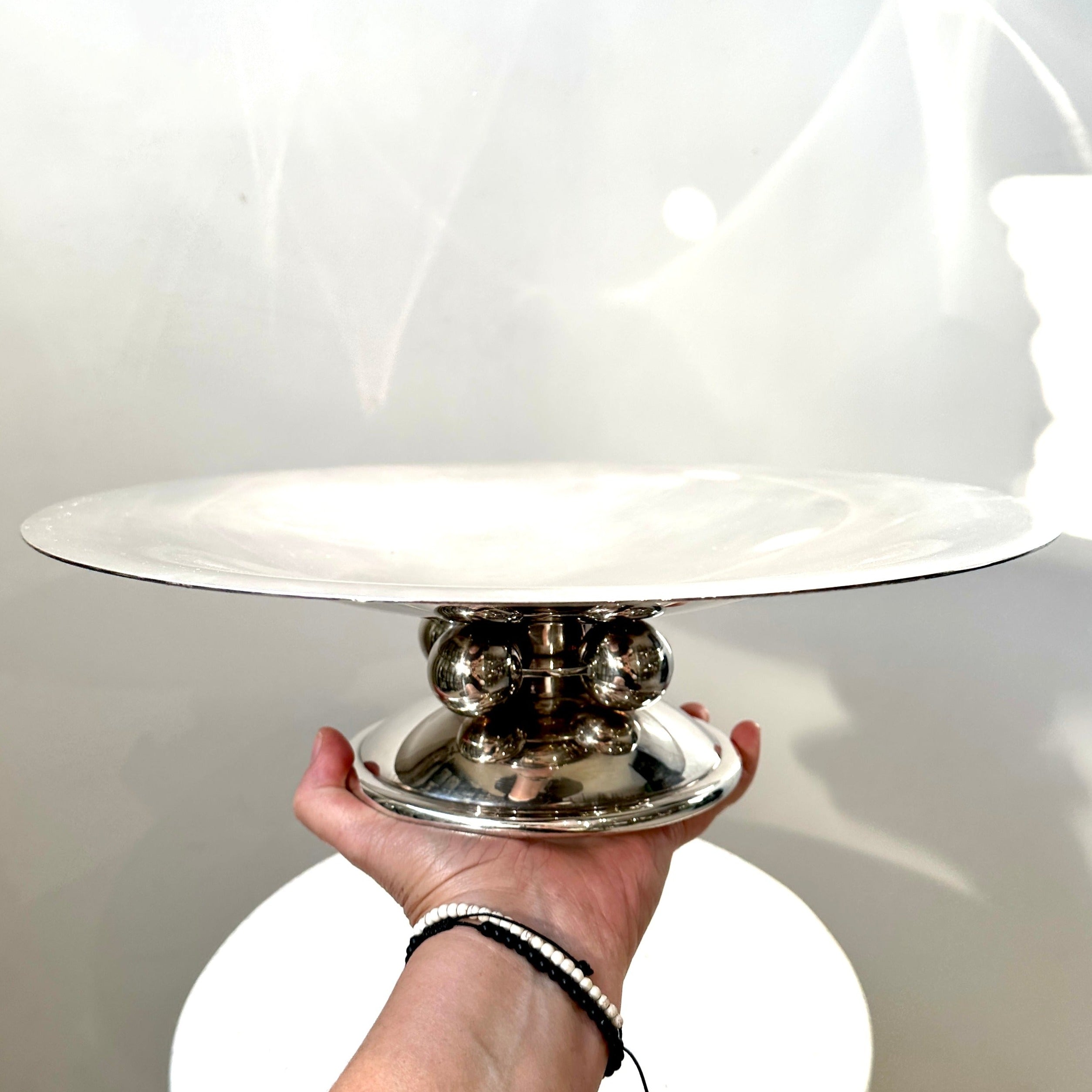 1930s Art Deco "Normandie" Fruit Bowl by Luc Lanel for Christofle