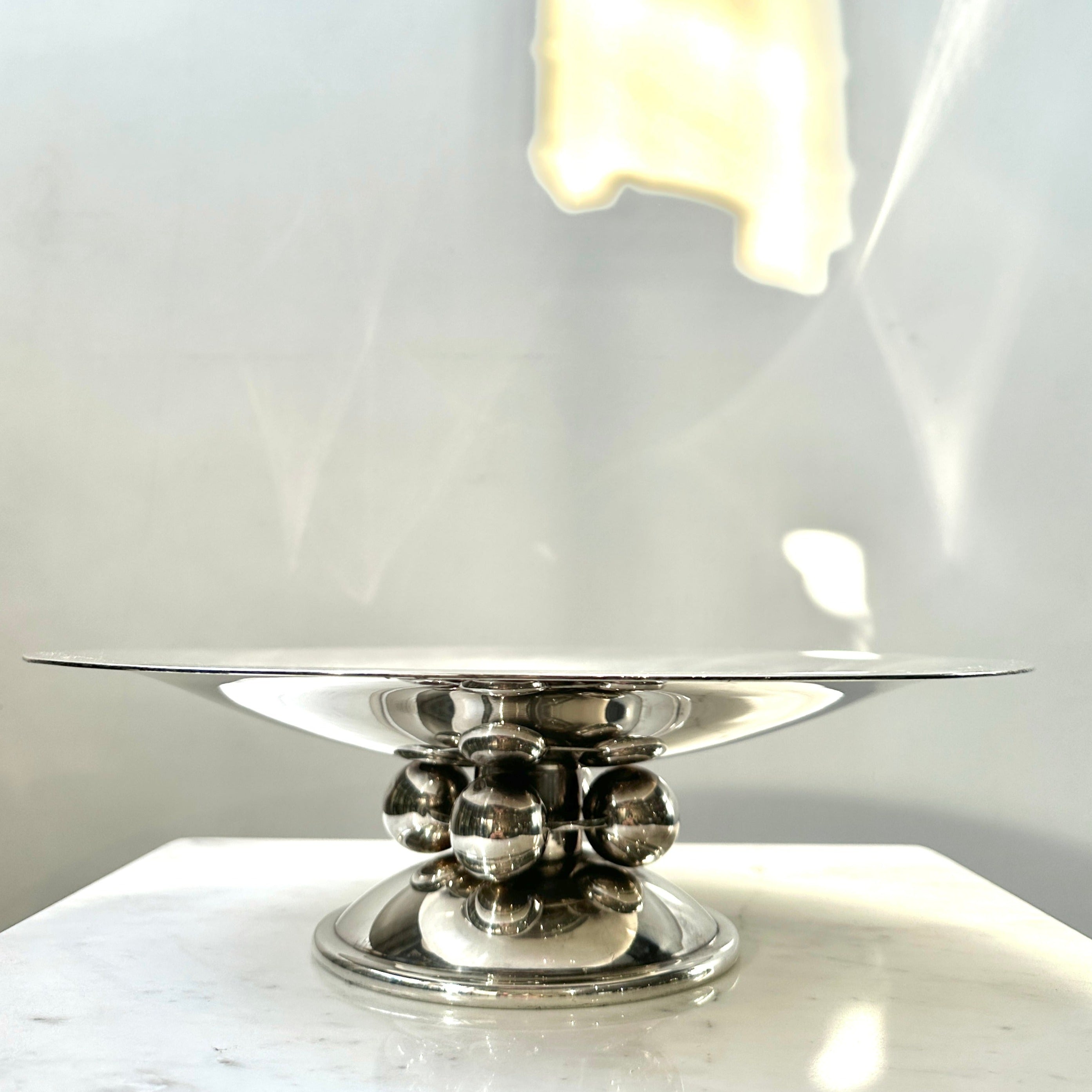 1930s Art Deco "Normandie" Fruit Bowl by Luc Lanel for Christofle