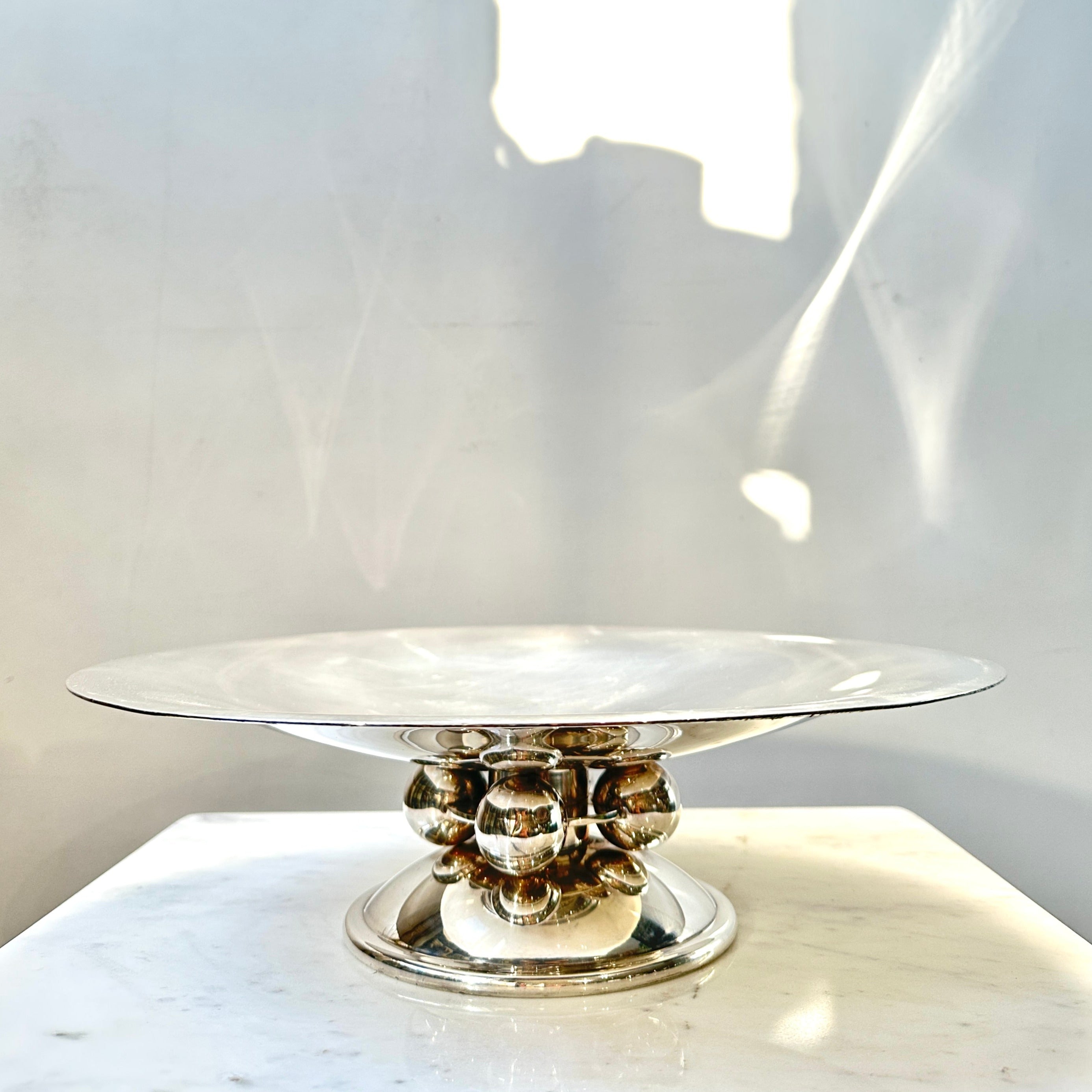 1930s Art Deco "Normandie" Fruit Bowl by Luc Lanel for Christofle