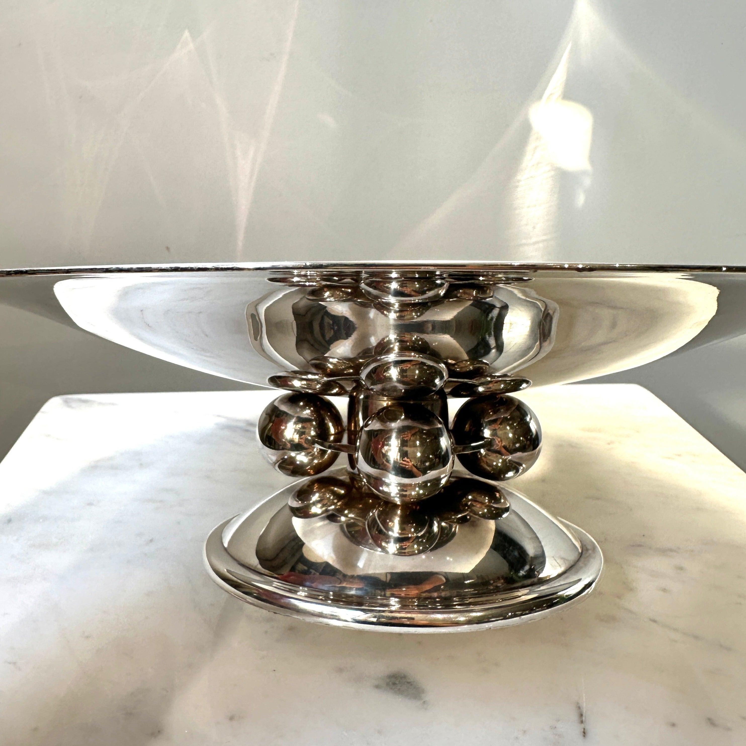 1930s Art Deco "Normandie" Fruit Bowl by Luc Lanel for Christofle