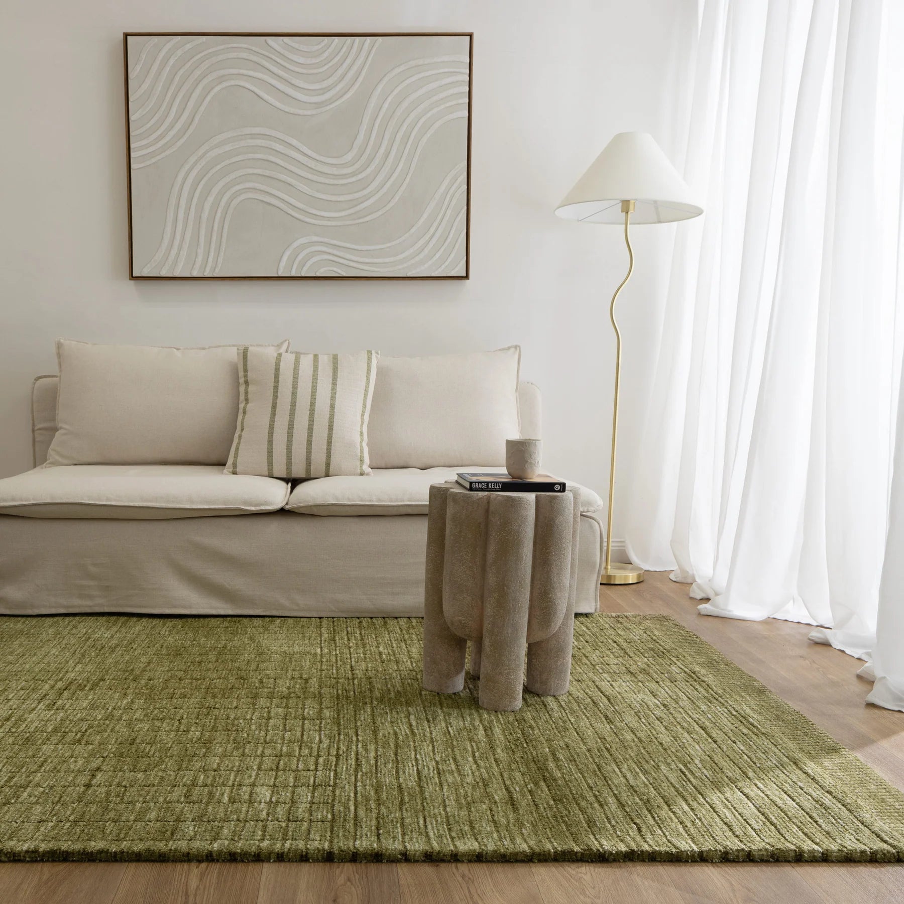 Nevada Machine Tufted Rug - Pistachio