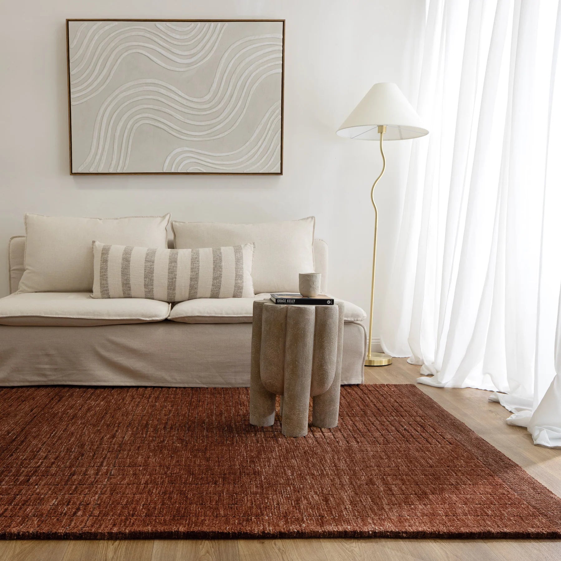 Nevada Machine Tufted Rug - Sienna