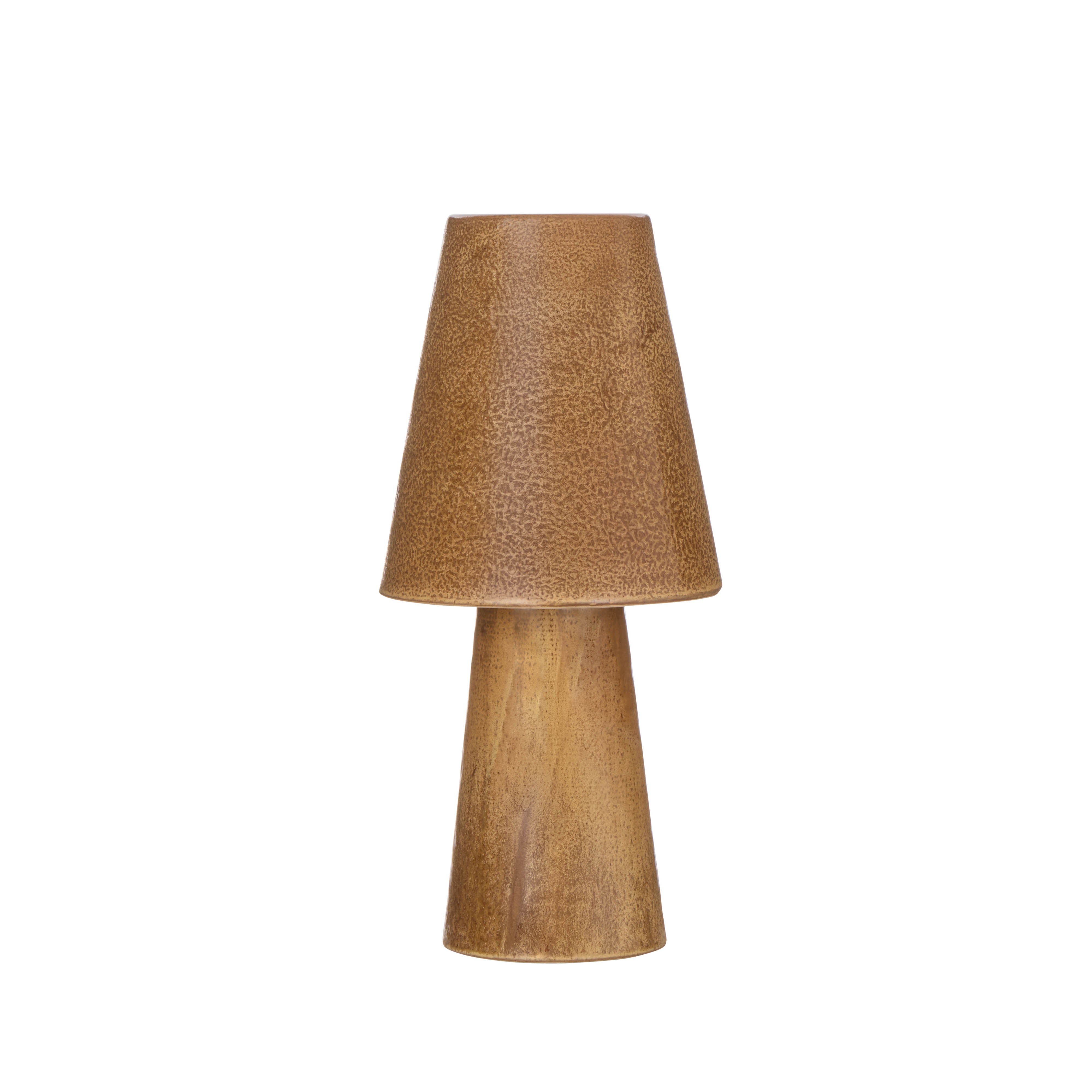 Nora Ceramic Table Lamp - Rust