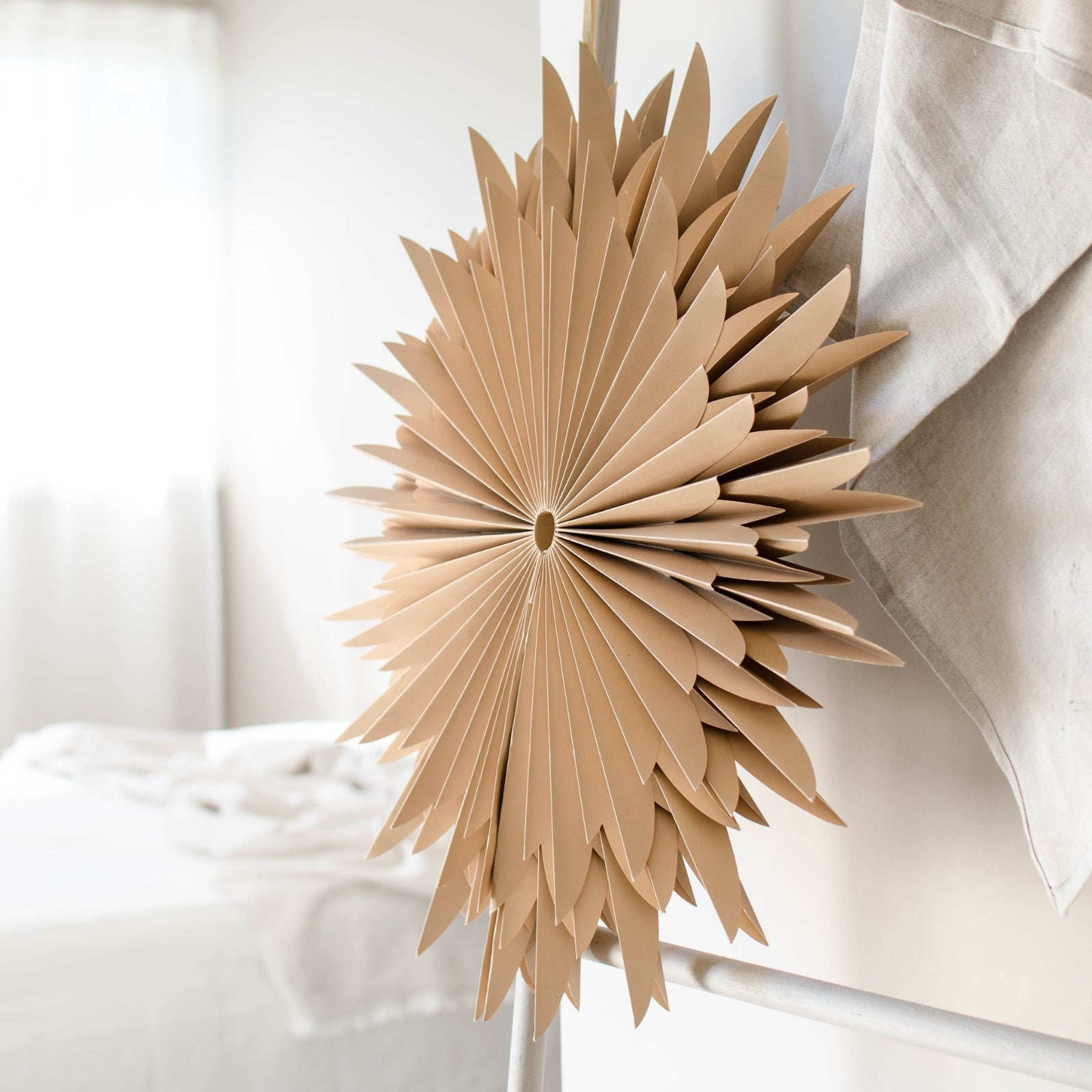 Nordic_Rooms_Window & Wall Hanging Star - 70cm Flaxseed