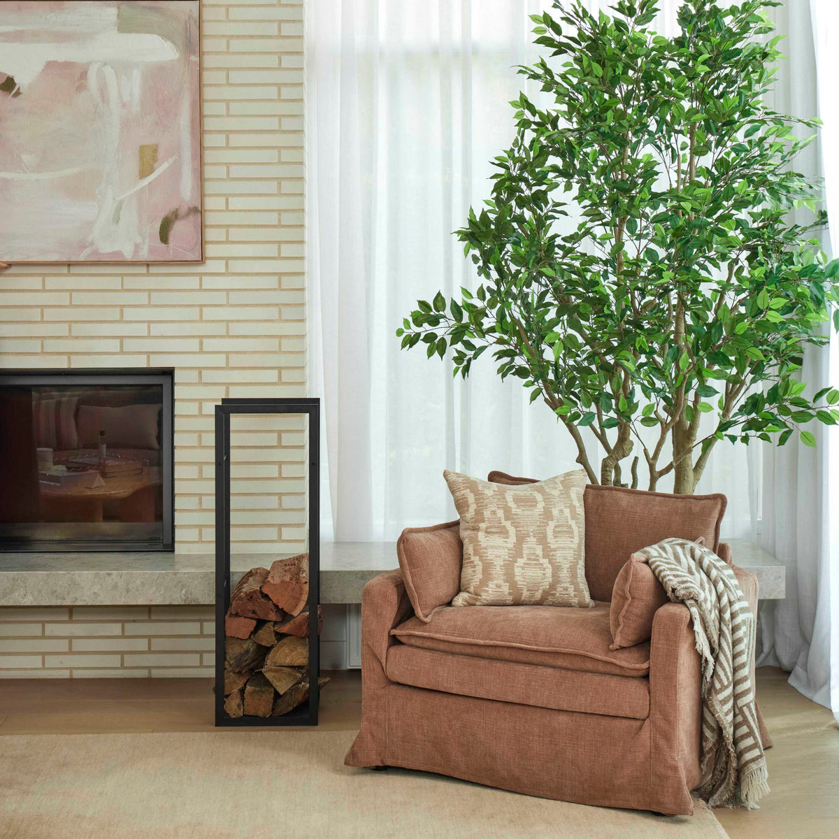 Poppy Armchair - Blush Pink Rodwell and Astor