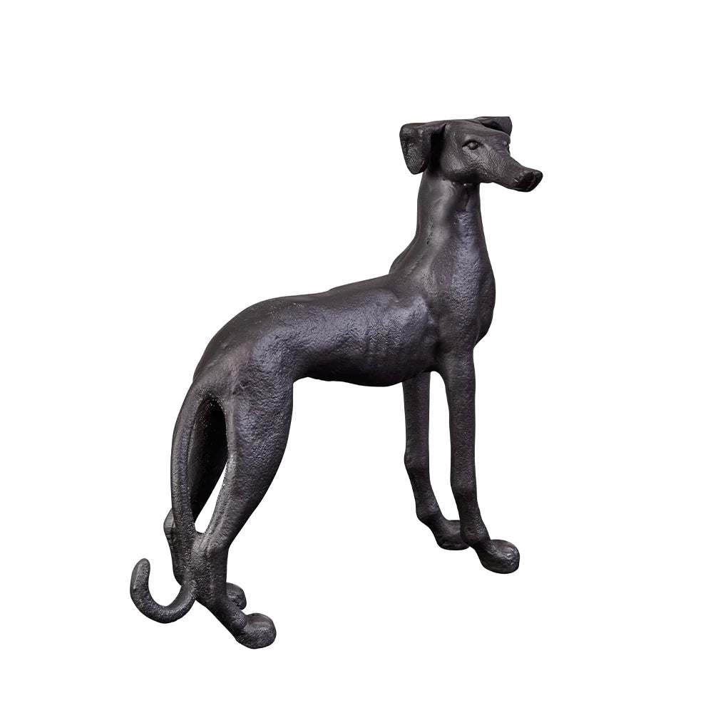 Rudi Greyhound Sculpture - Black
