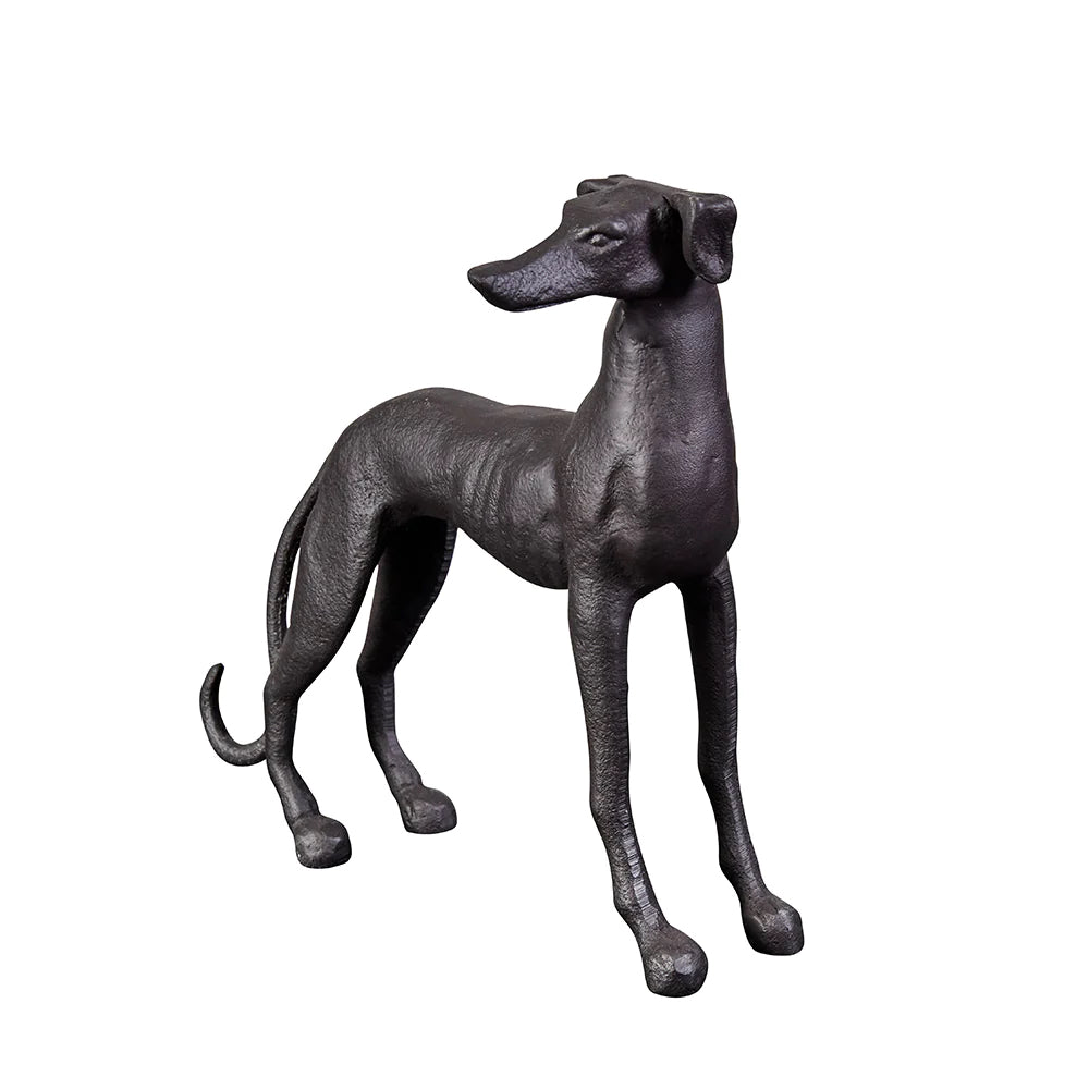 Rudi Greyhound Sculpture - Black