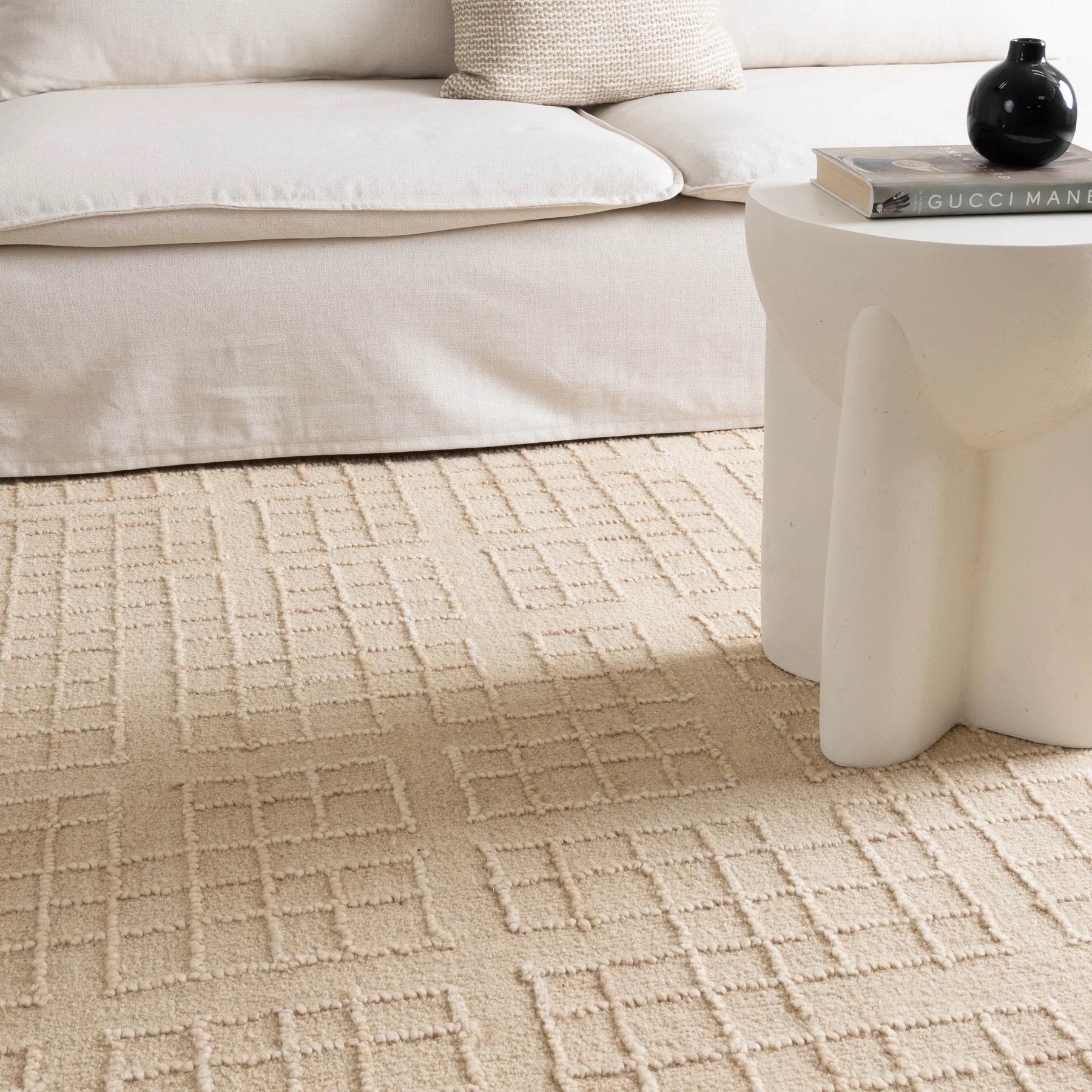 Sedona Hand Tufted Wool Rug - Oat