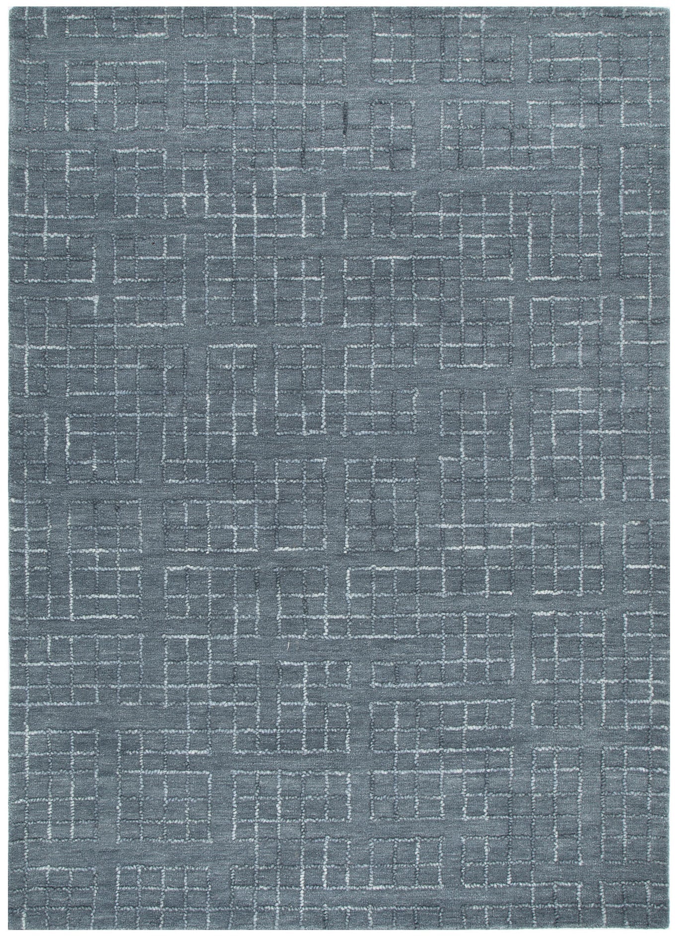 Sedona Hand Tufted Wool Rug - Steel Blue