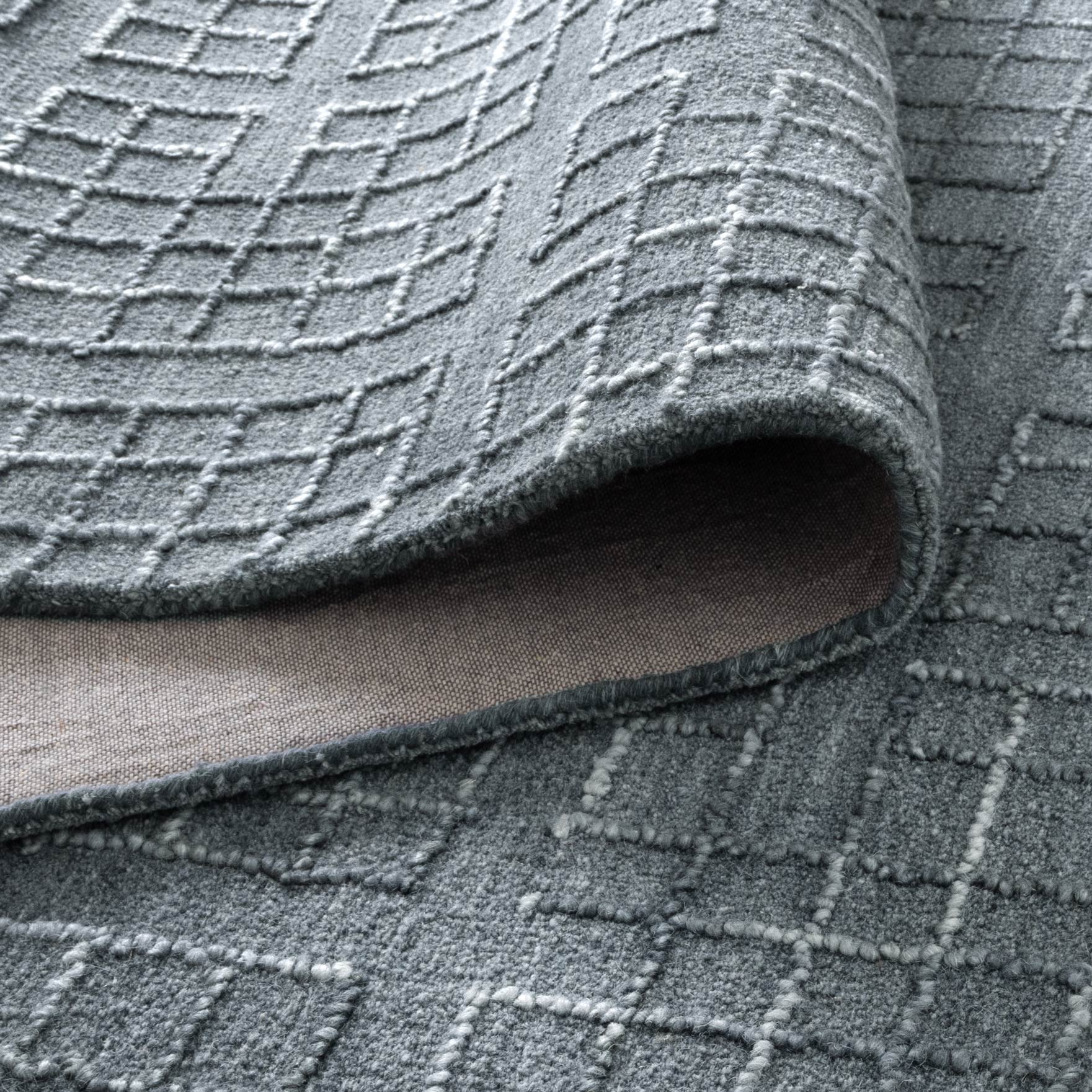 Sedona Hand Tufted Wool Rug - Steel Blue