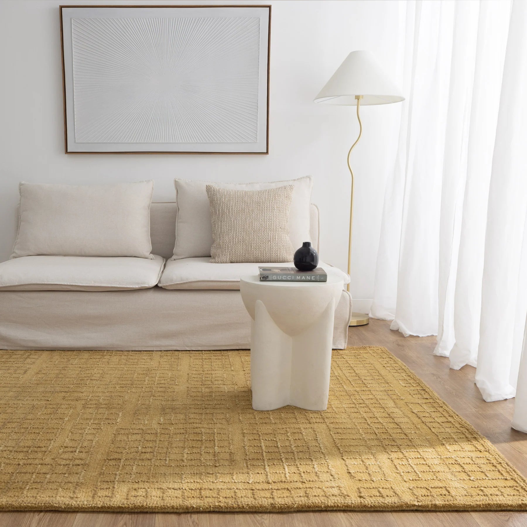 Sedona Hand Tufted Wool Rug - Turmeric