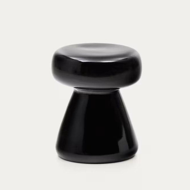 Svart Indoor & Outdoor Stool - Gloss Black