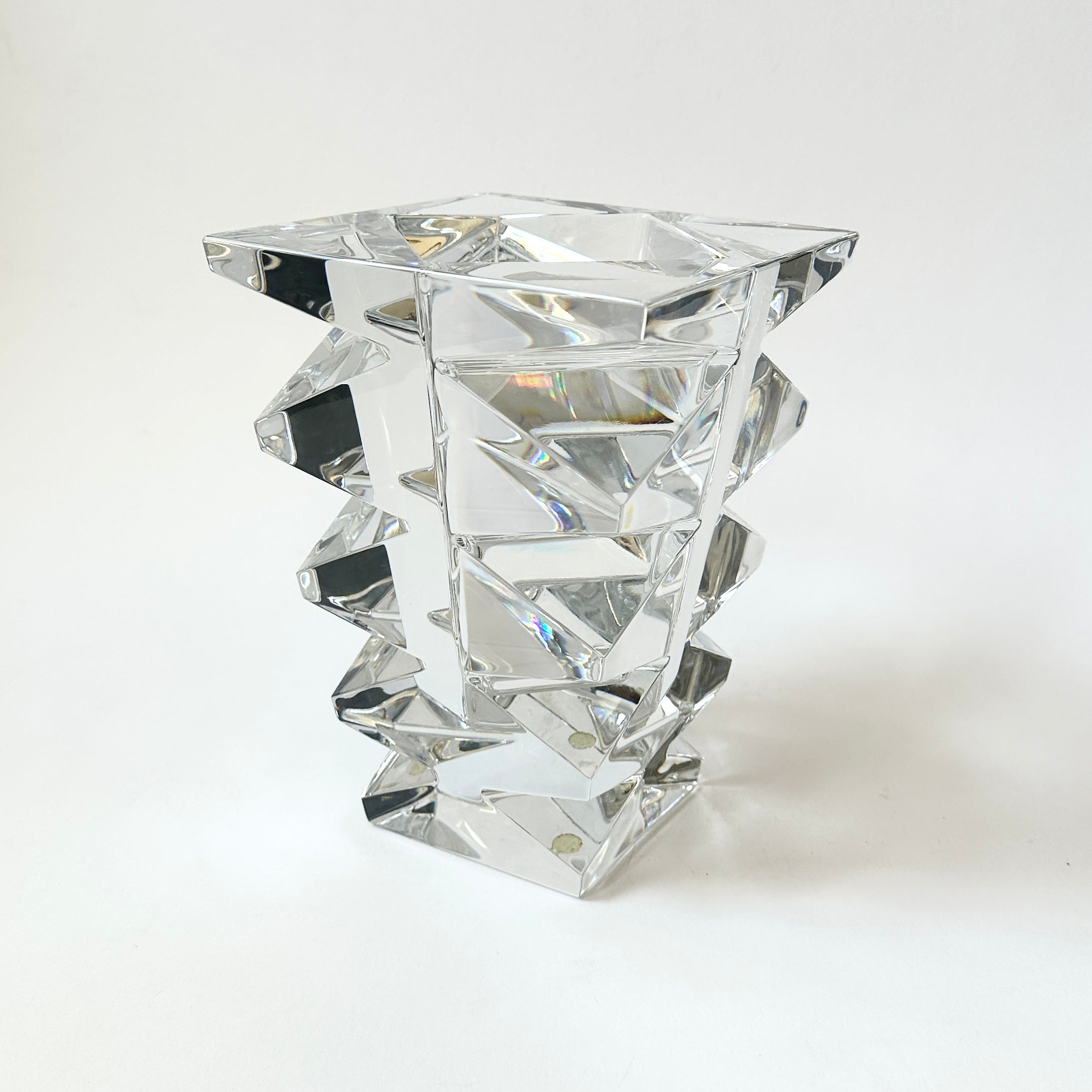 Baccarat Totem Vase — Clear Crystal (Nicolas Triboulot)