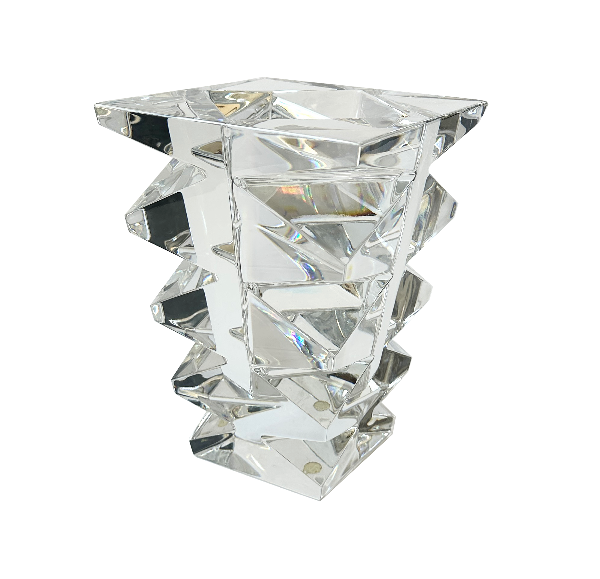 Baccarat Totem Vase — Clear Crystal (Nicolas Triboulot)