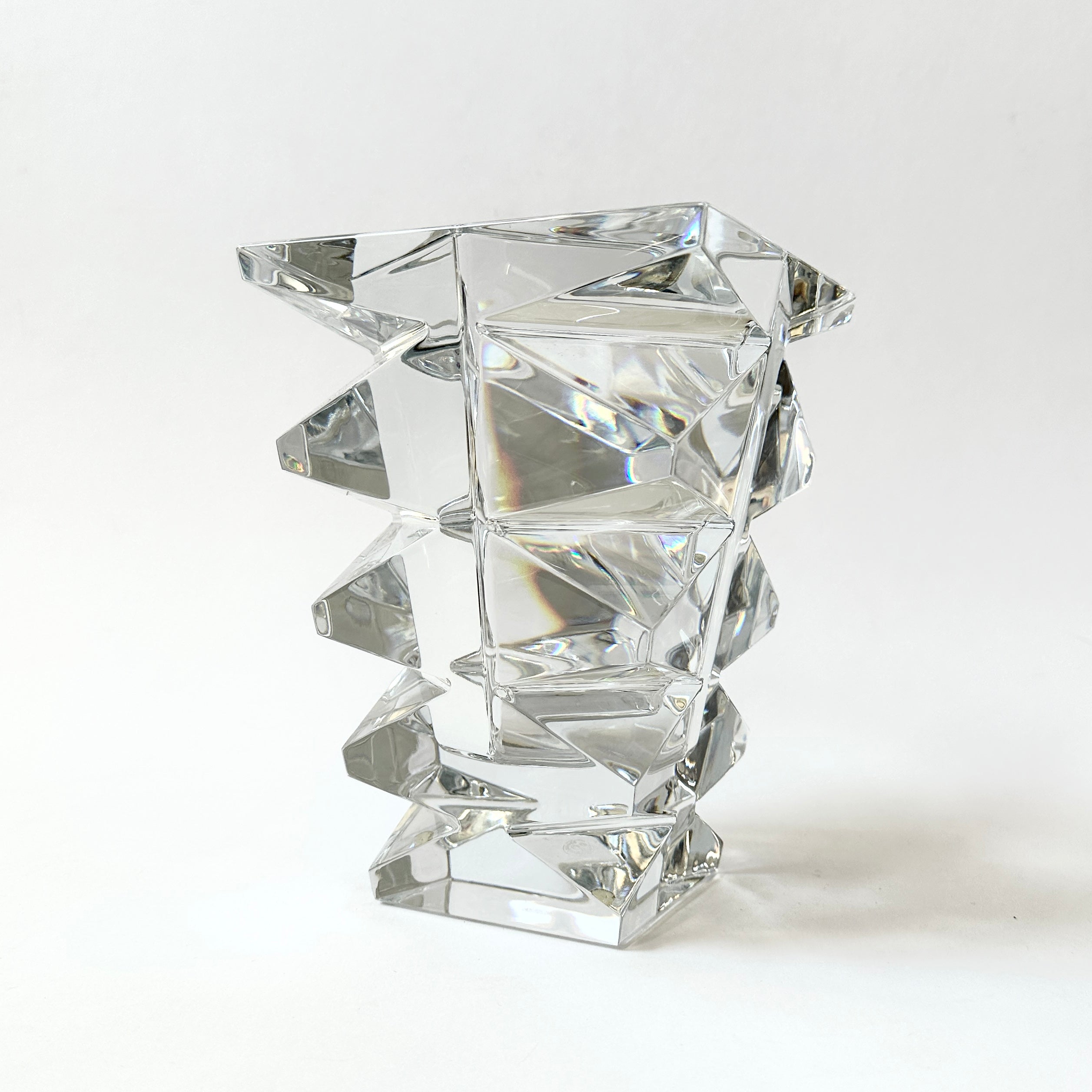 Baccarat Totem Vase — Clear Crystal (Nicolas Triboulot)