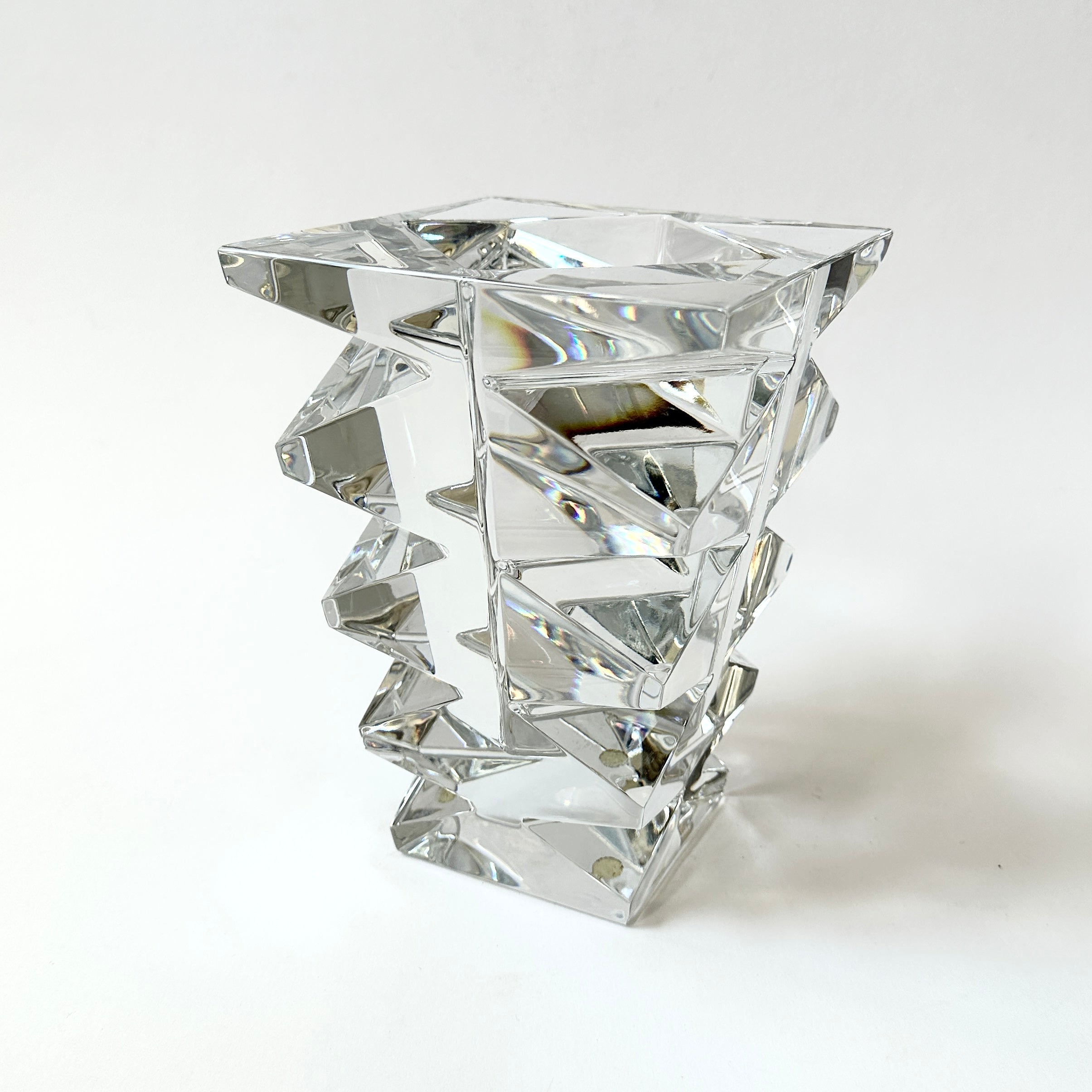Baccarat Totem Vase — Clear Crystal (Nicolas Triboulot)