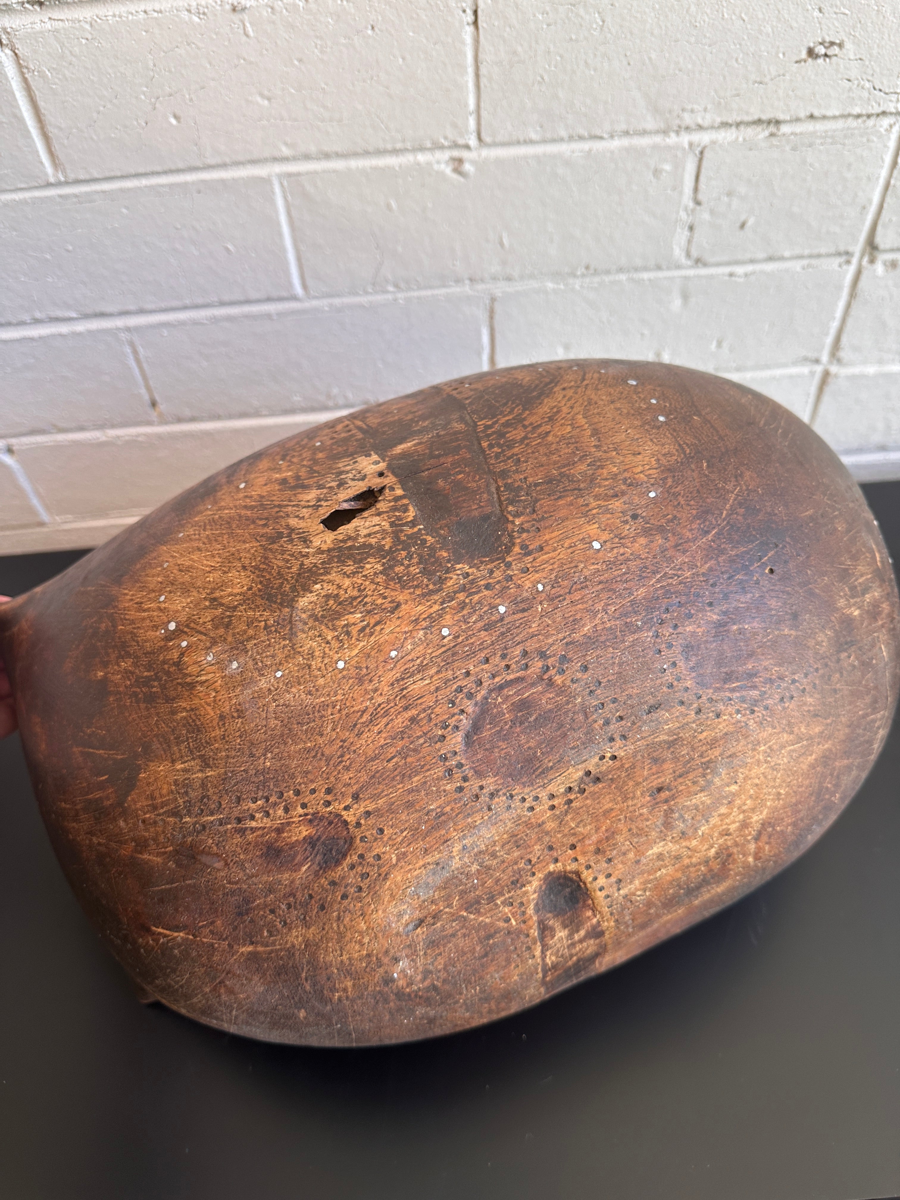 Vintage Turkana Oval Wood Bowl - 41cm