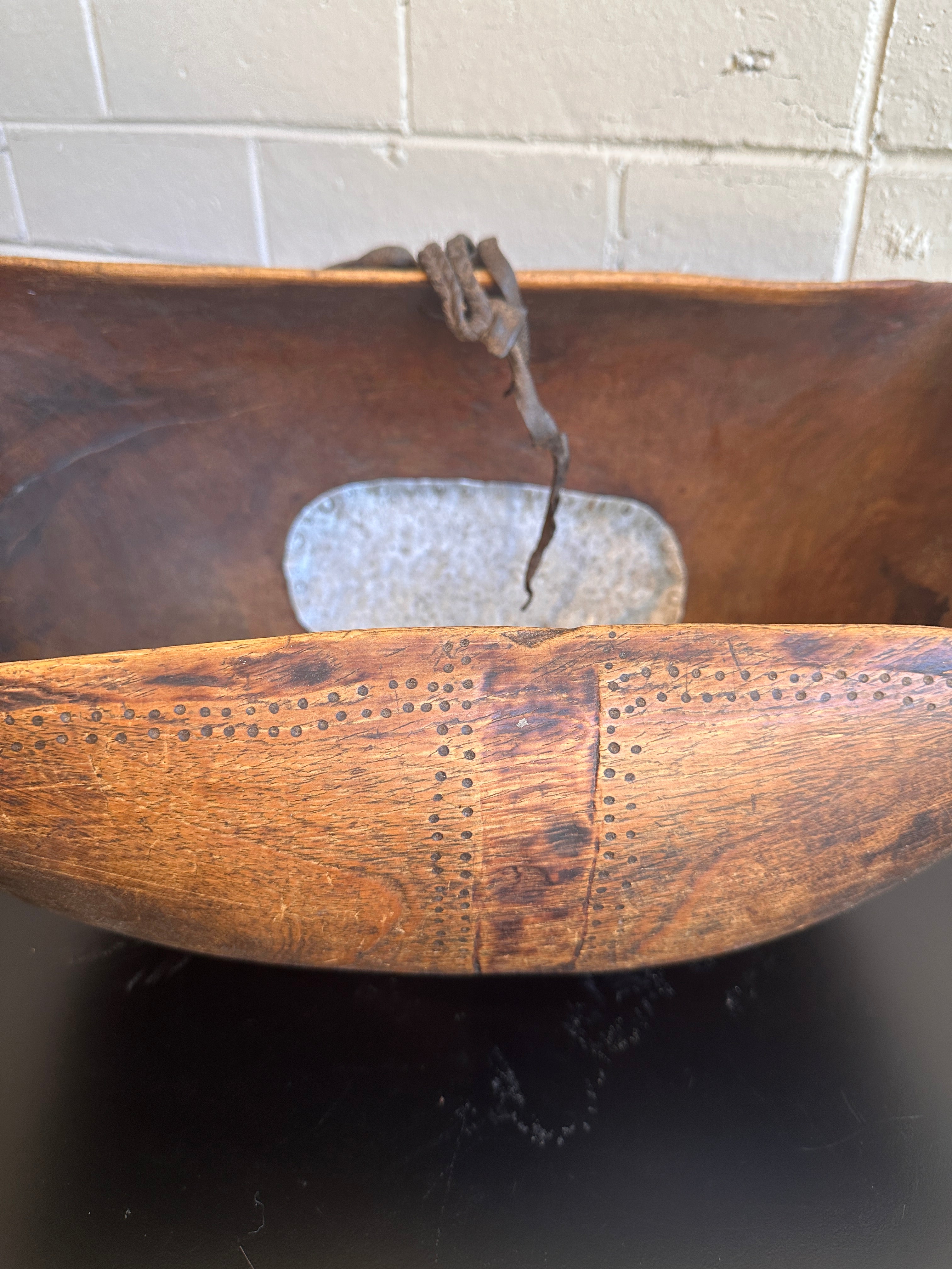 Vintage Turkana Oval Wood Bowl - 41cm